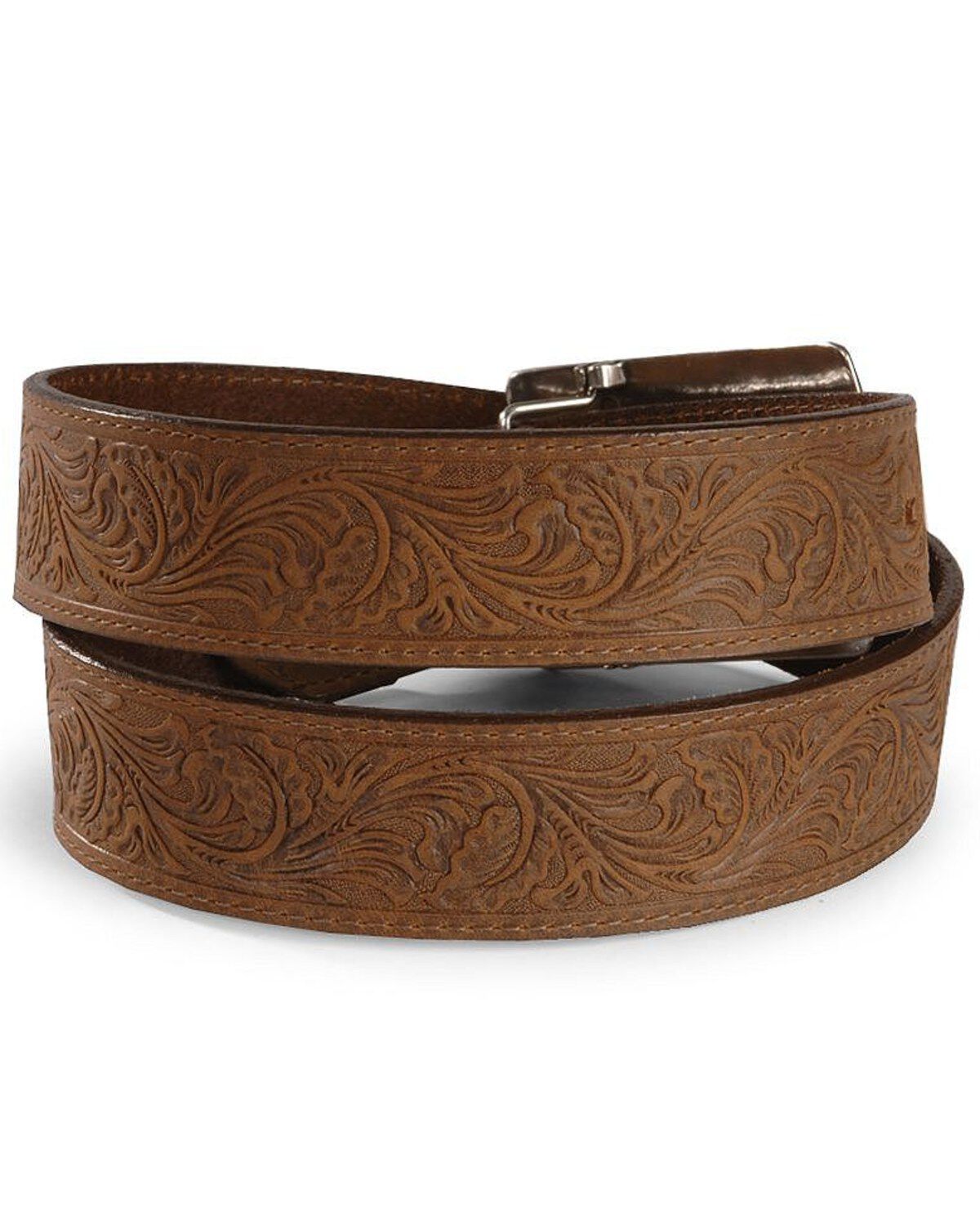 Tony Lama Navajo Spirit Embossed Leather Belt