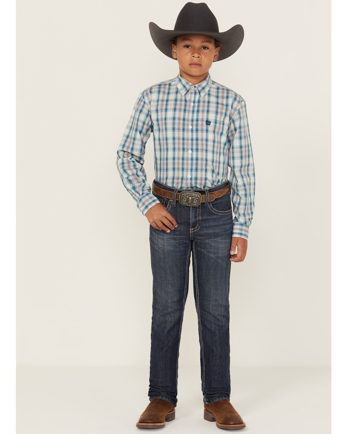 Cody James Boys' Balboa Slim Straight Stretch Denim Jeans