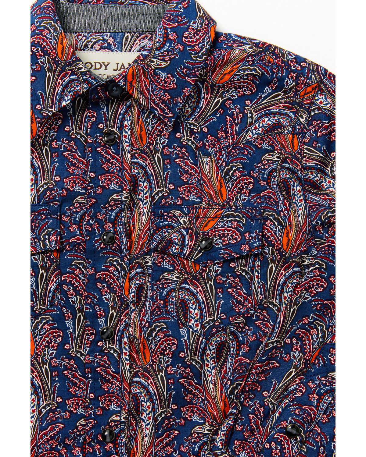Cody James Toddler Boys' Jefferson Printed Long Sleeve Snap Western Shirt