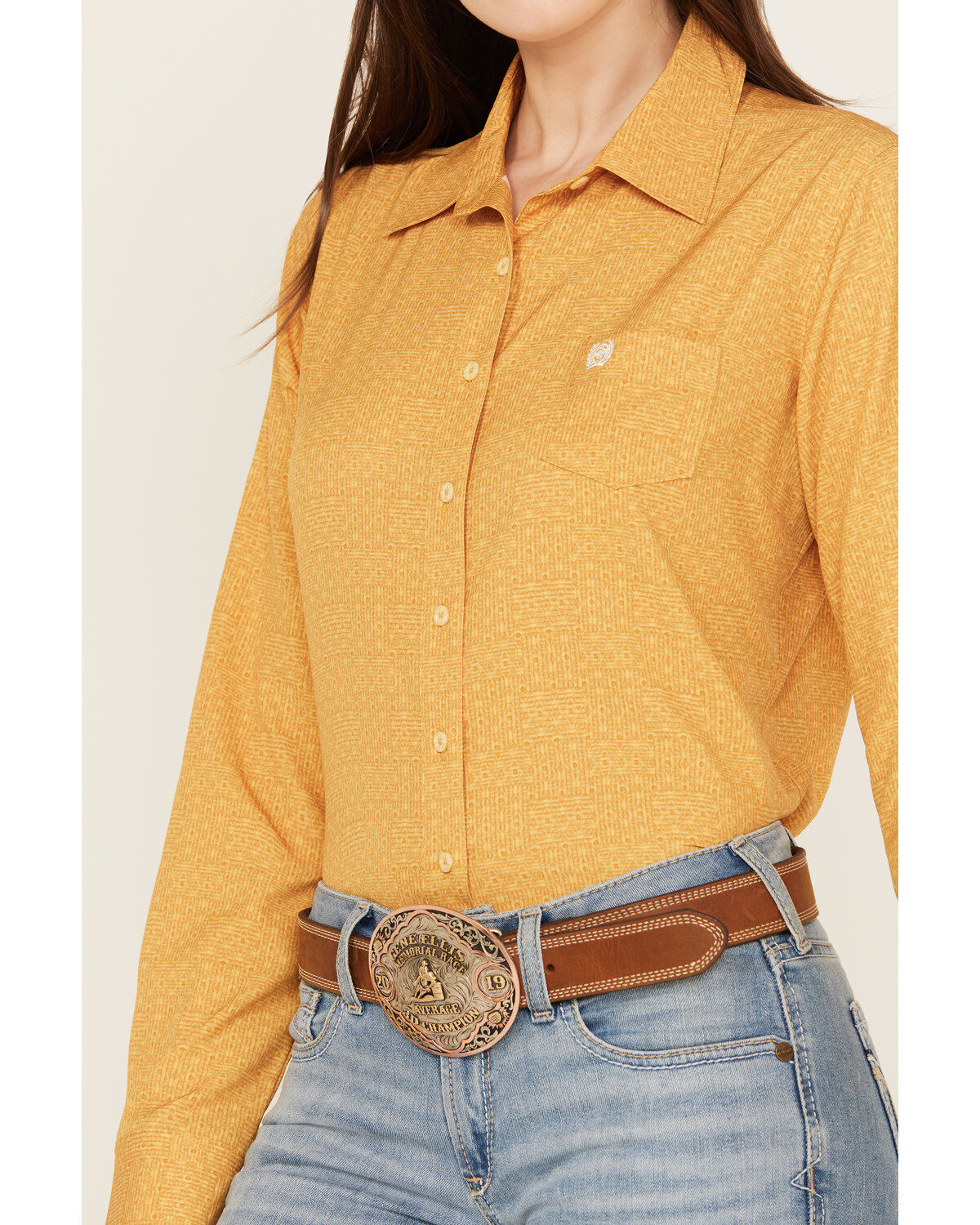 Cinch Women's ARENAFLEX™ Printed Long Sleeve Button-Down Western Shirt
