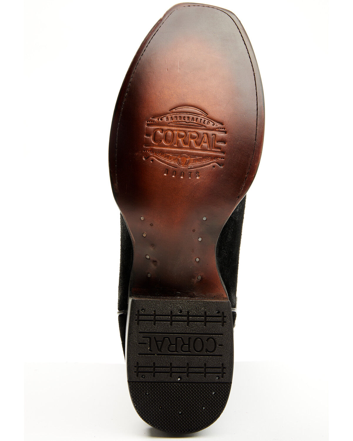 Corral Men's Roughout Embroidered Western Boots - Square Toe