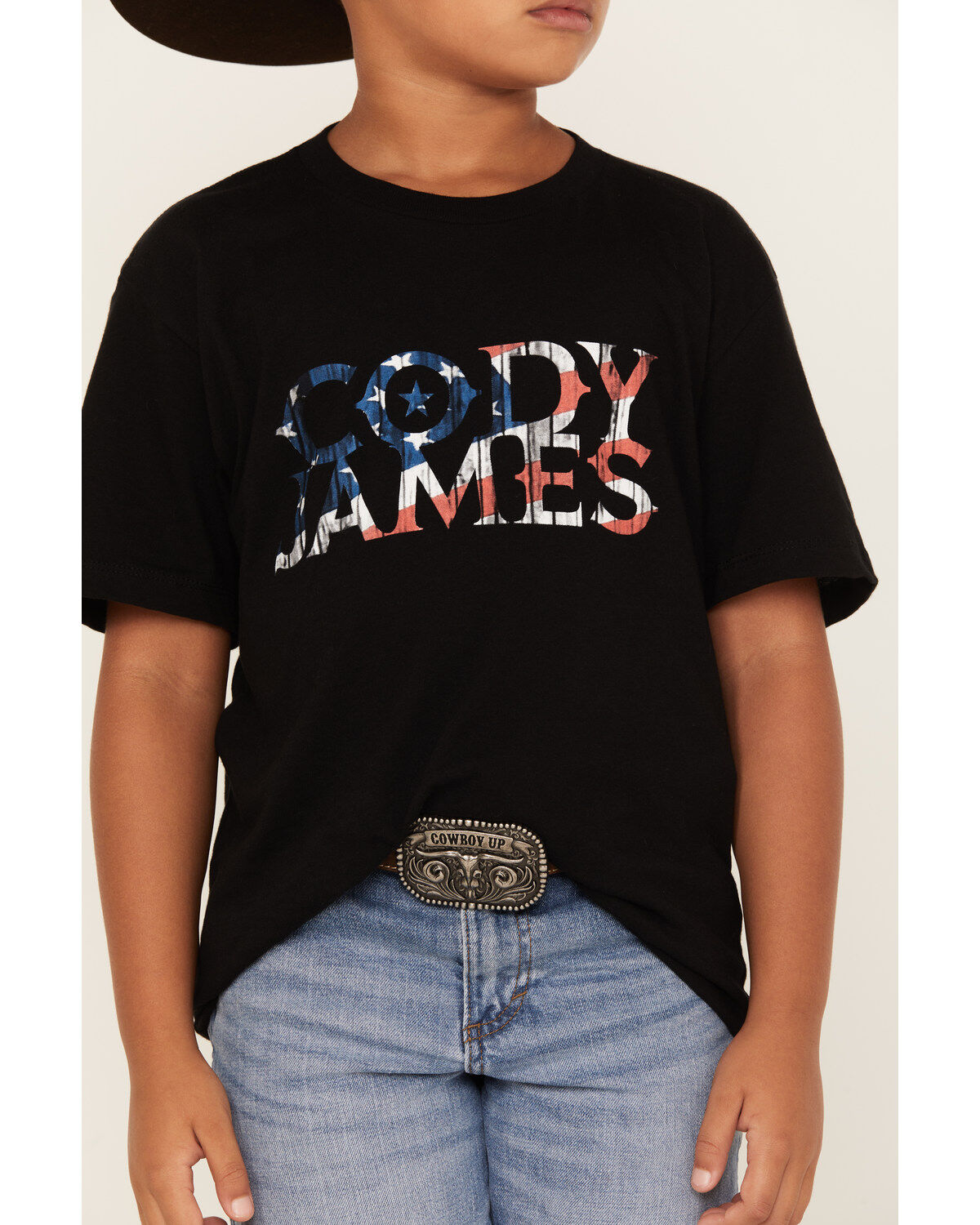 Cody James Boys' Americana Logo Short Sleeve Graphic T-Shirt