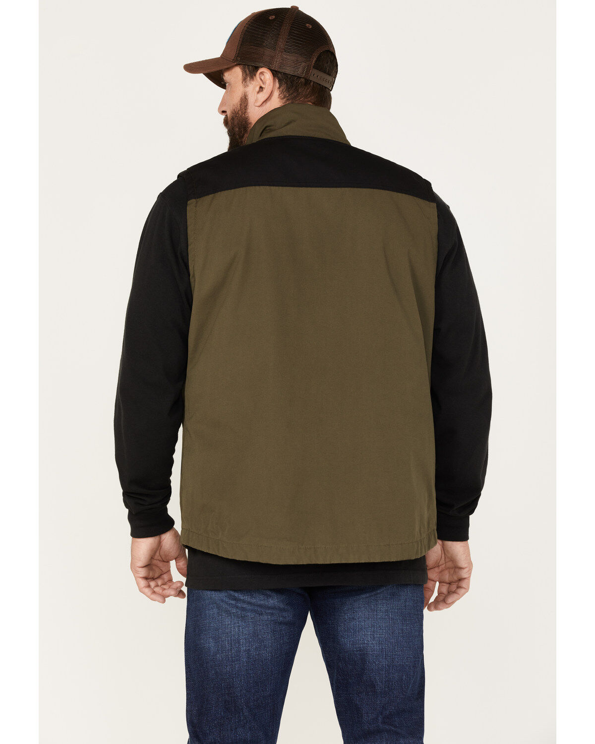 Brothers and Sons Men's Waxed Canvas Field Vest