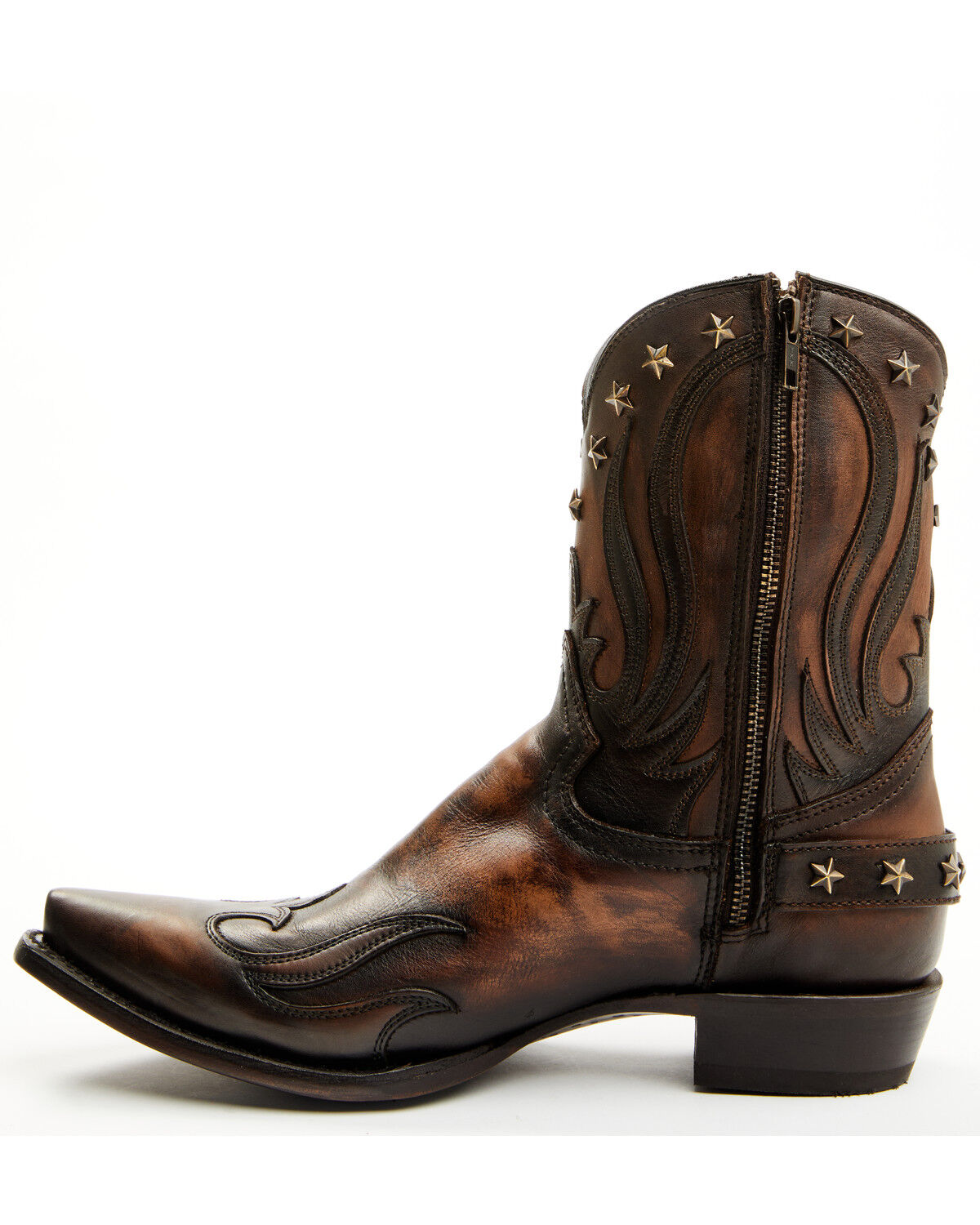 Corral Men's Overlay Short Western Boots - Snip Toe
