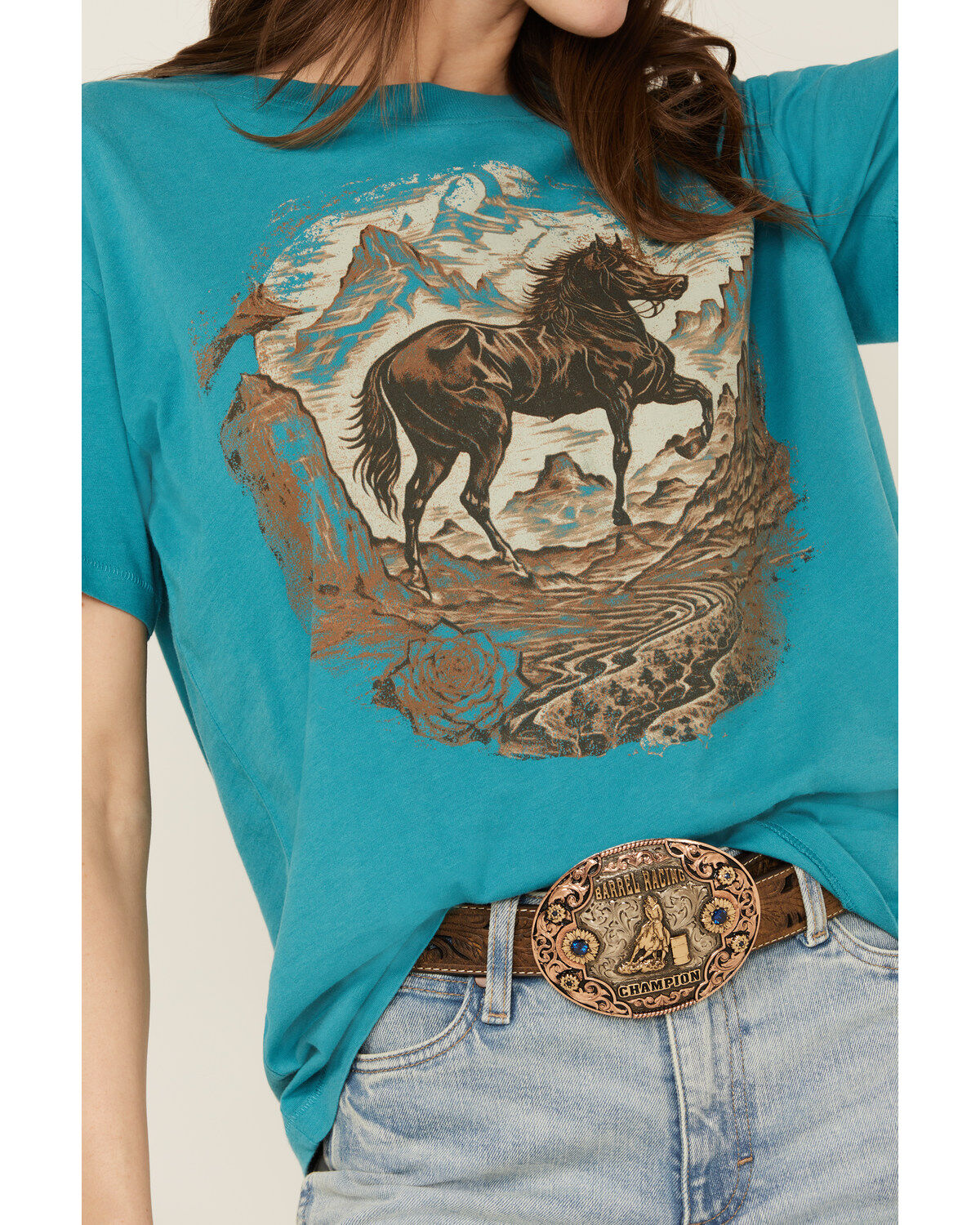 Shyanne Women's Horse Short Sleeve Graphic Tee