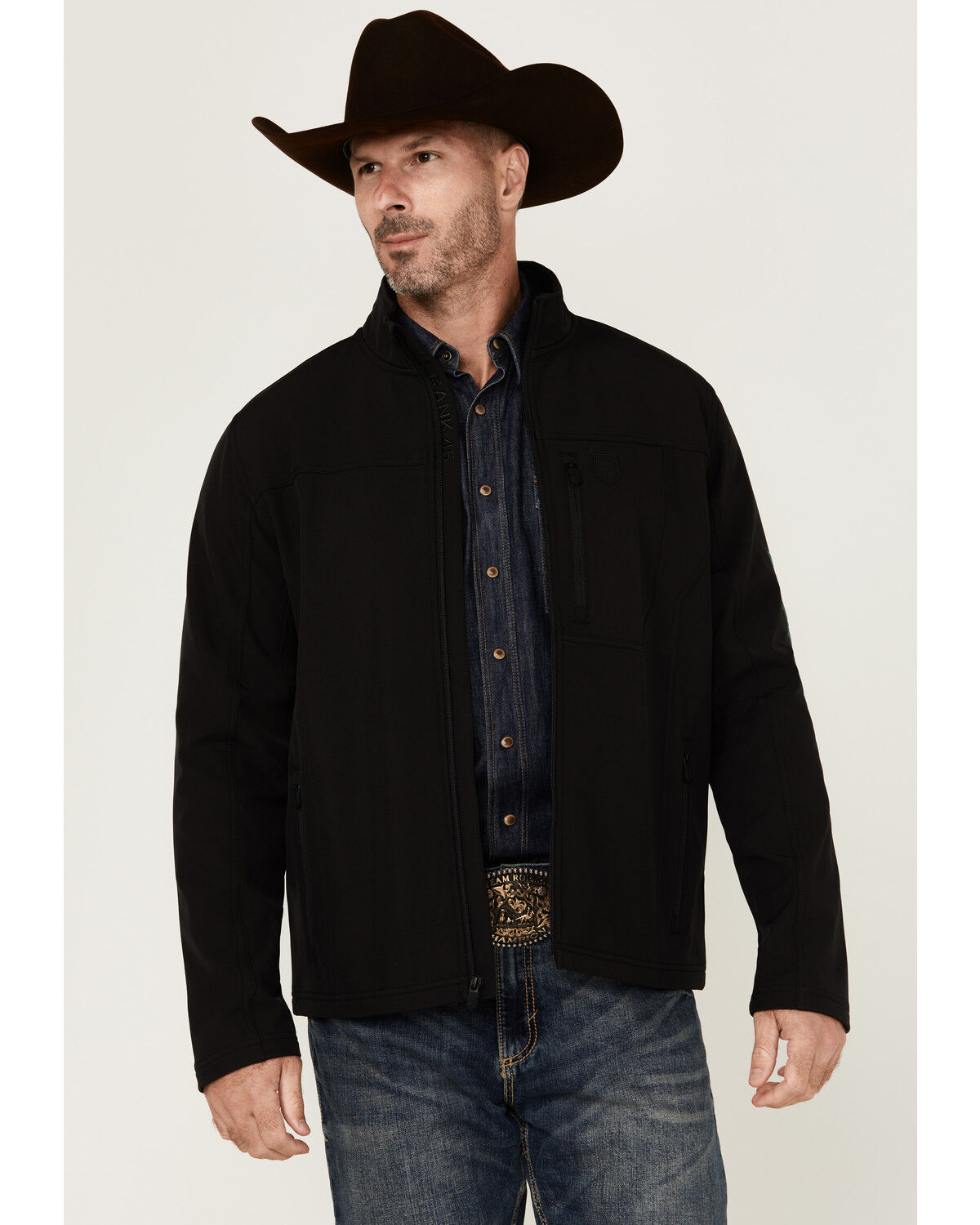RANK 45® Men's Mexico Flag Softshell Jacket
