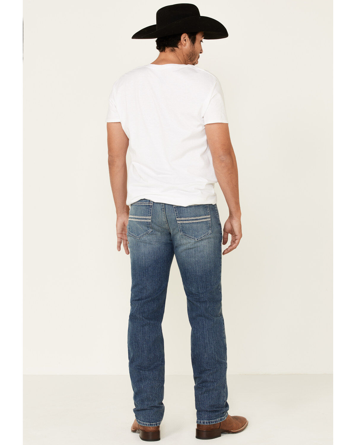 Cinch Men's Silver Label Performance Stretch Slim Straight Jeans