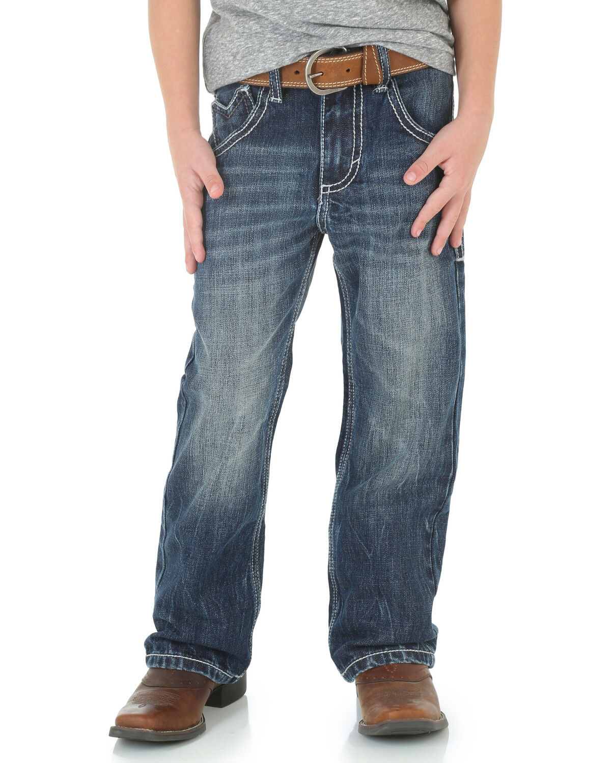 Wrangler 20X Boys' 42 Vintage Bootcut Jeans - 4-7
