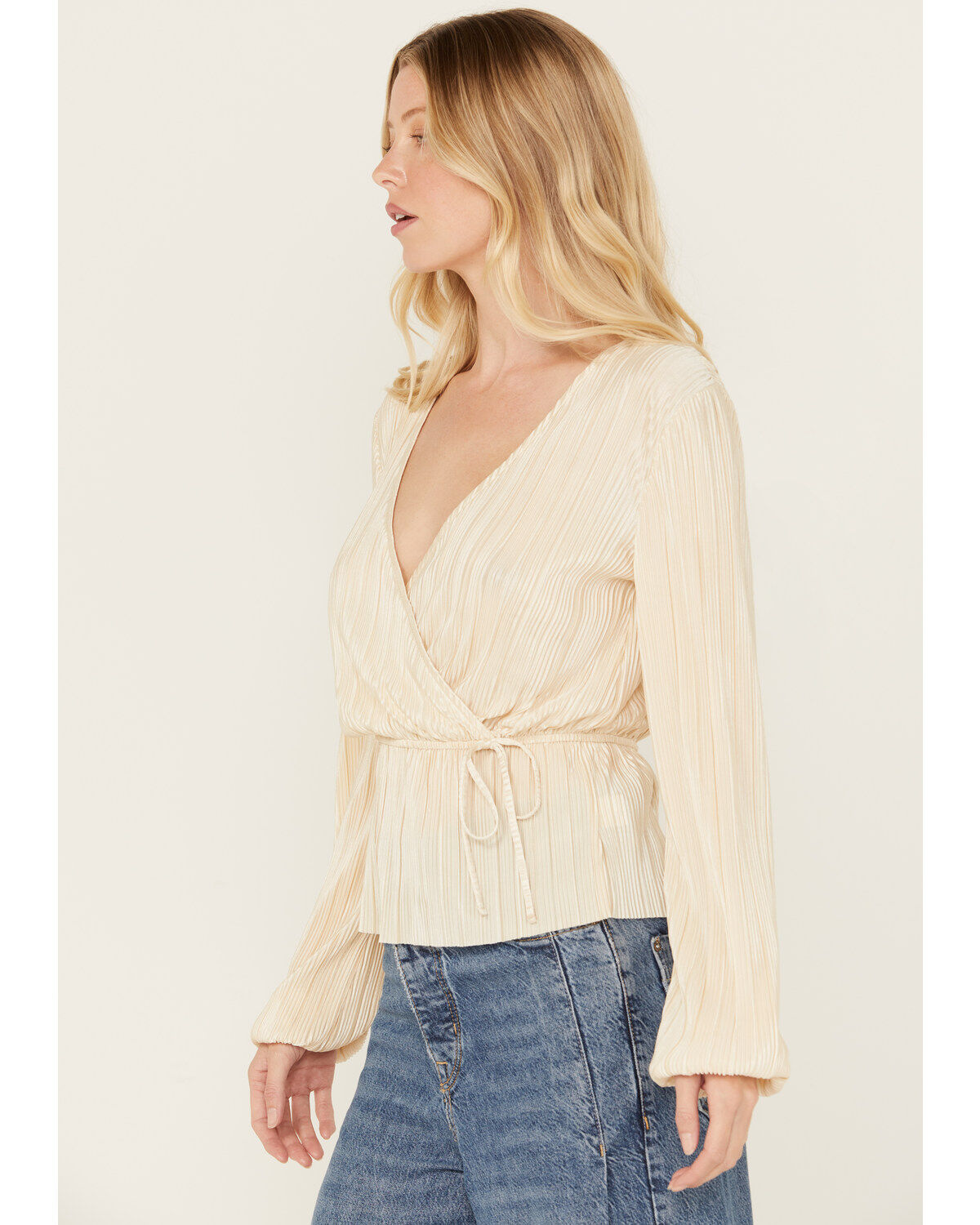 Luna Chix Women's Boot Barn Exclusive Peplum Long Sleeve Top