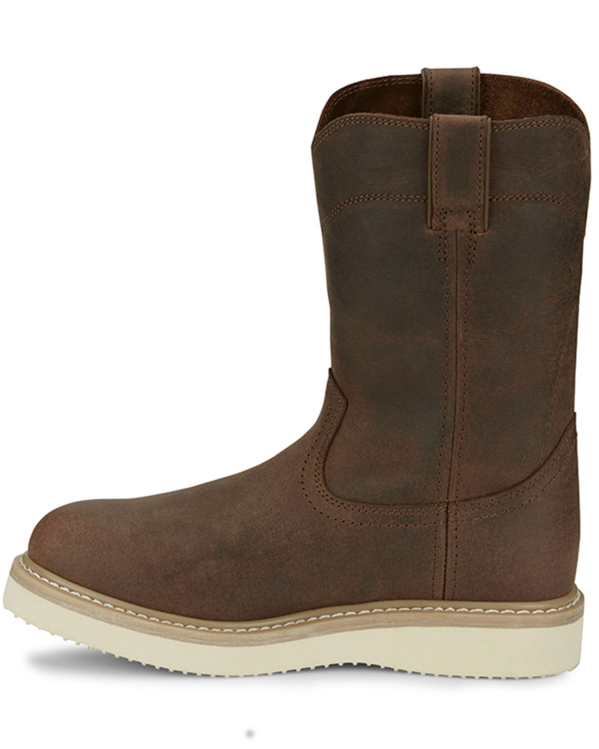 Justin Men's Ram Pull-On Work Boots - Soft Toe