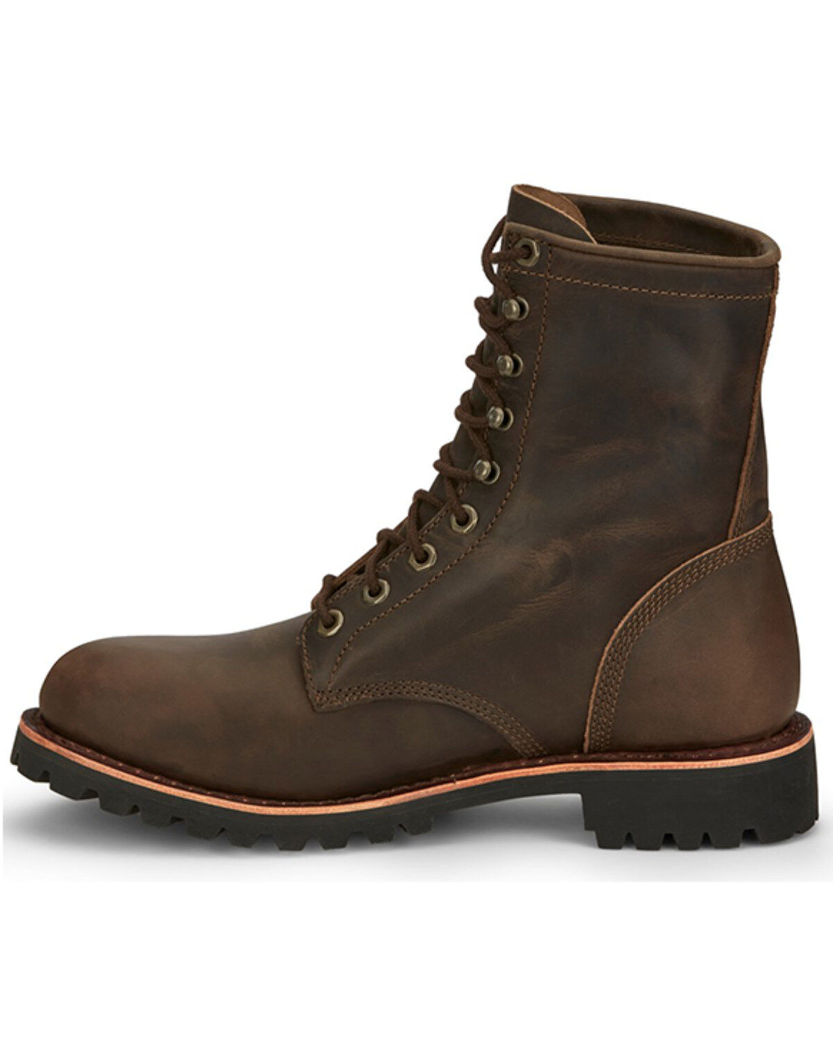 Chippewa Men's Wood Classic 2.0 8" Lace-Up Soft Work Boots - Round Toe