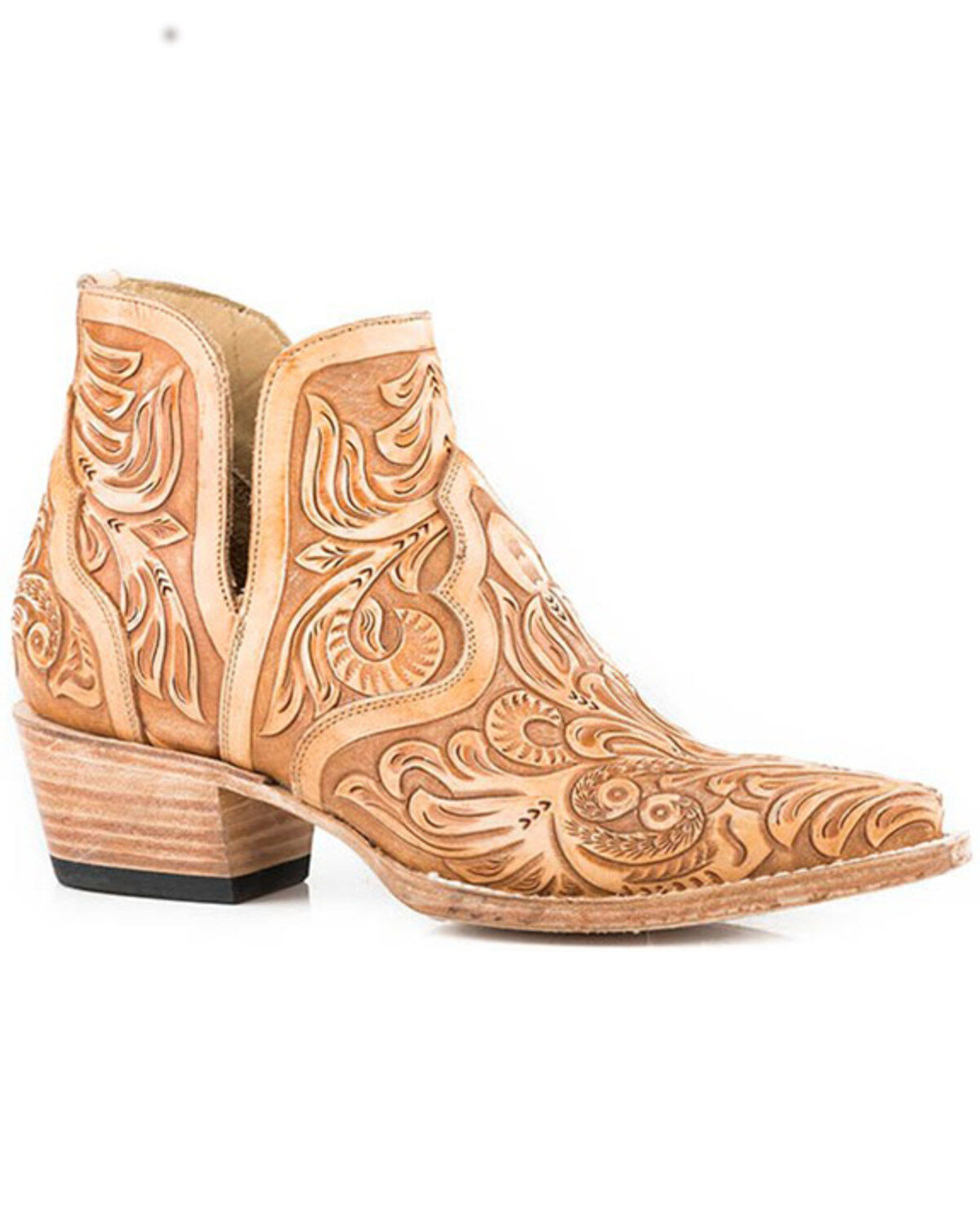 Stetson Women's Aviana Open Side Booties - Snip Toe