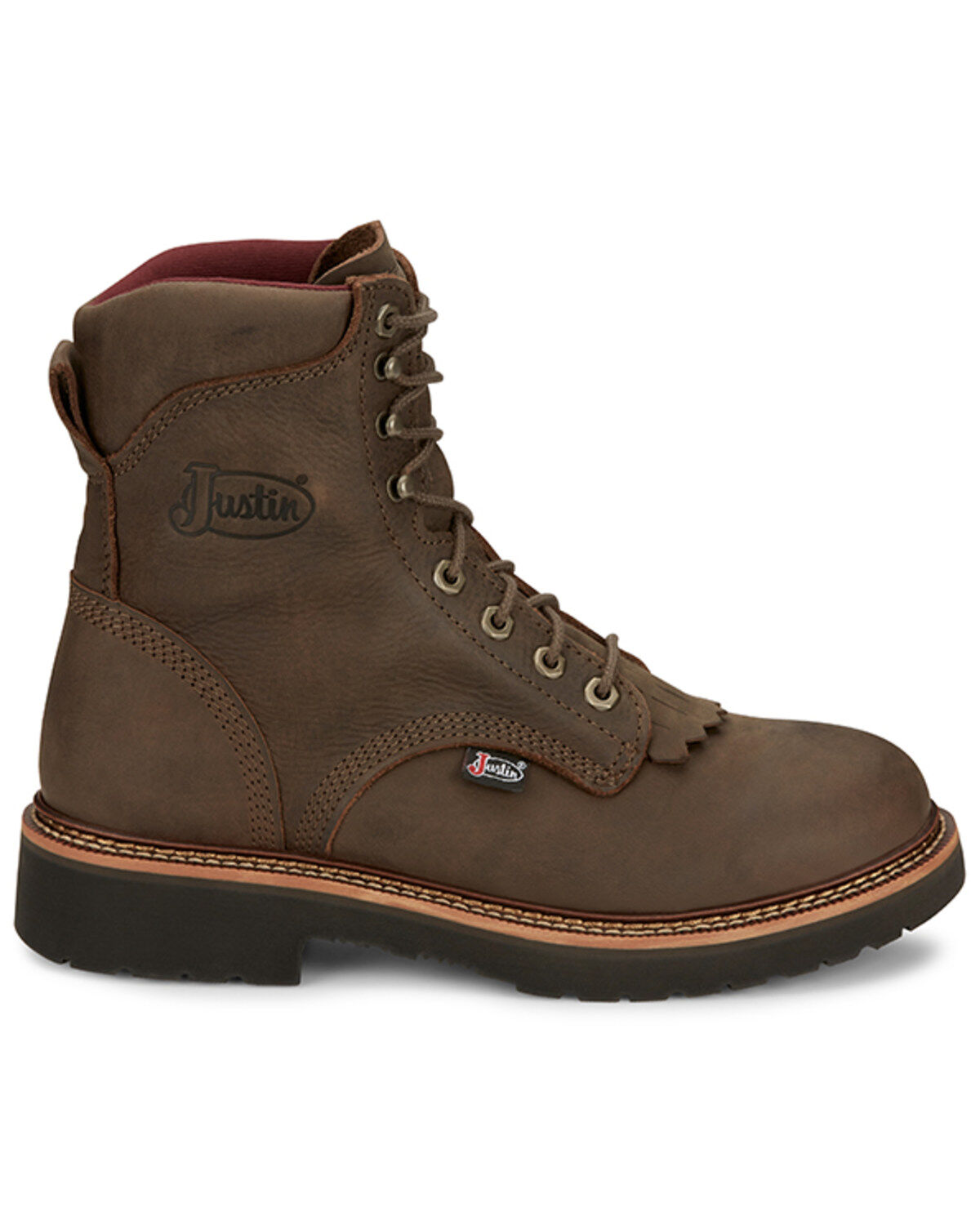 Justin Men's Rivot Lace-Up Work Boots - Soft Toe