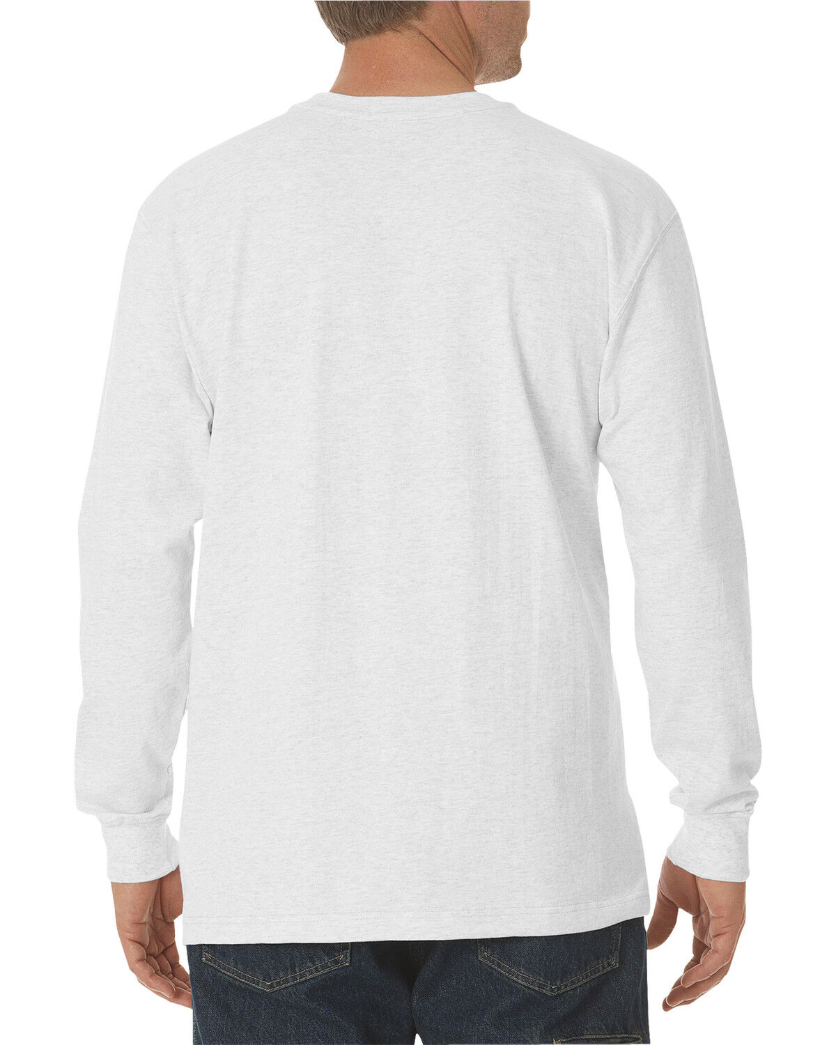 Dickies Men's Long Sleeve Heavyweight Crew Neck Tee