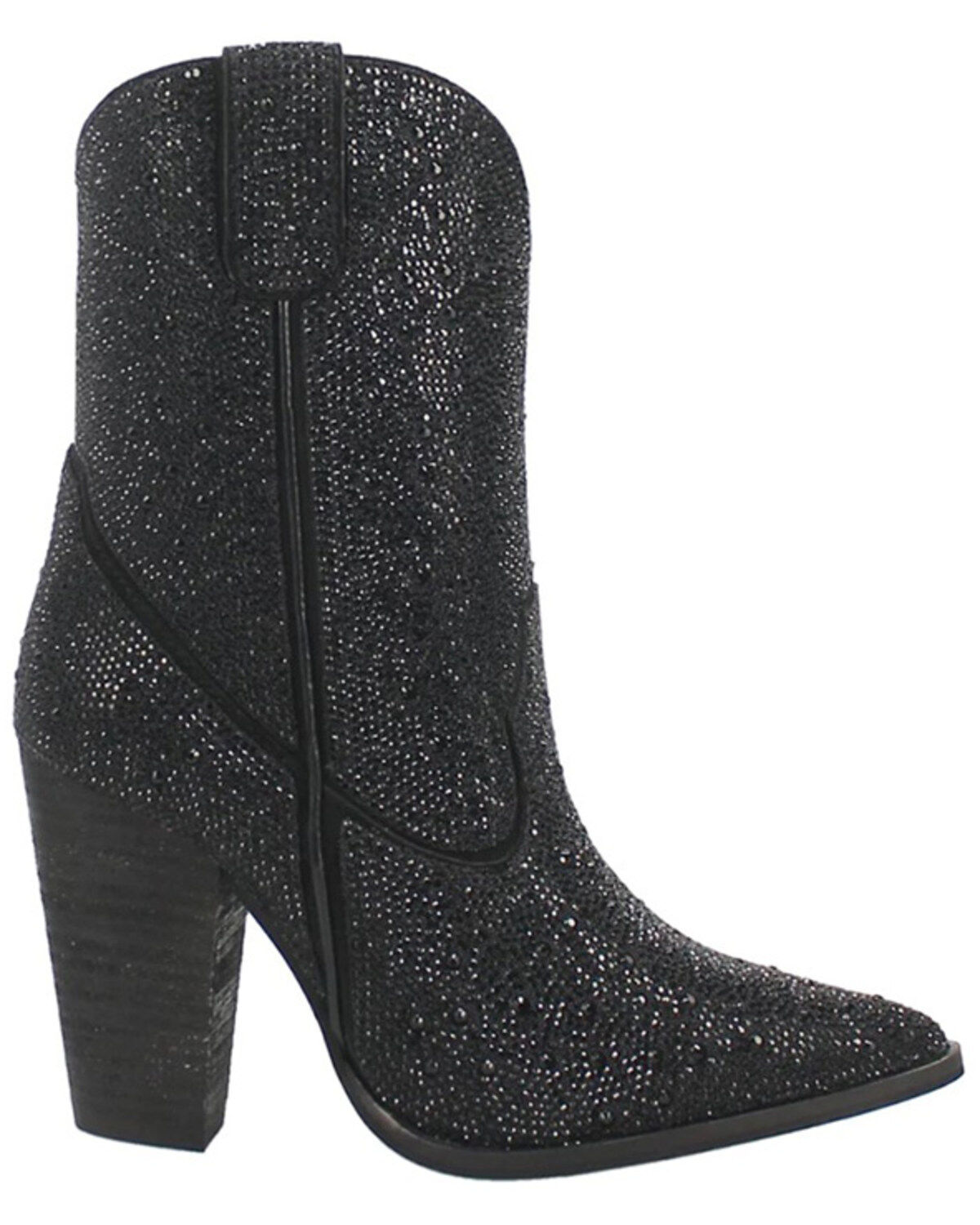 Dingo Women's Neon Moon Rhinestone Booties - Round Toe
