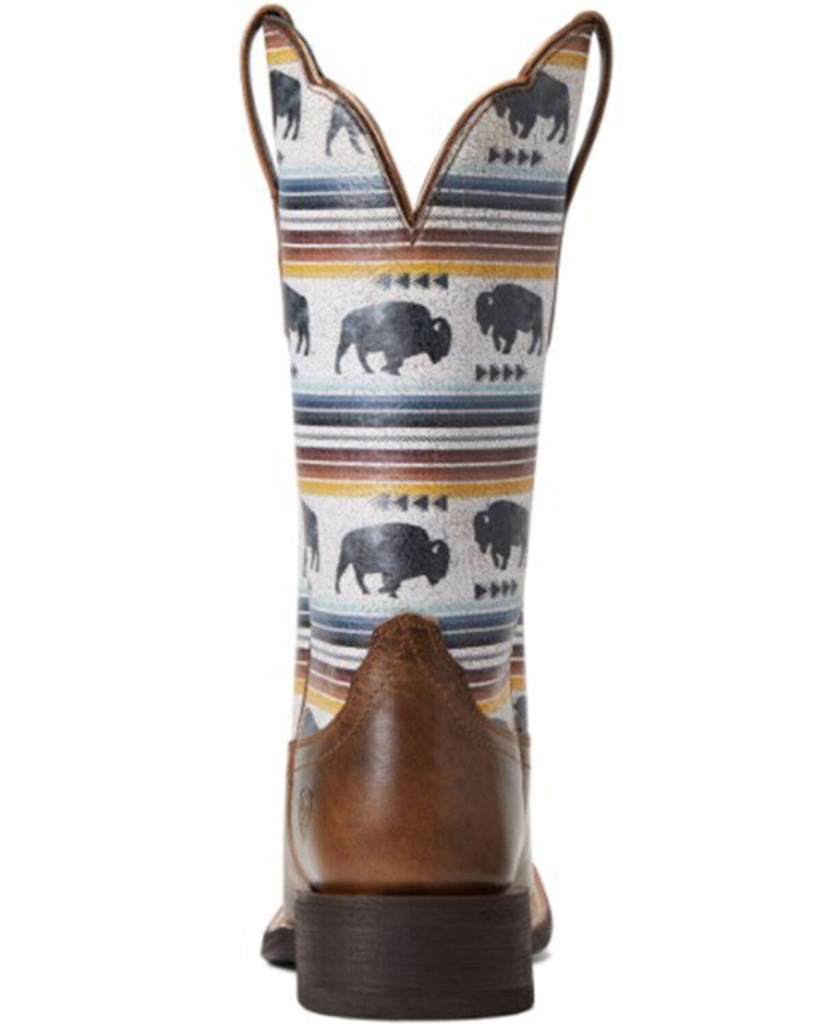 Ariat Women's Circuit Savanna Buffalo Print Western Boot - Broad Square Toe