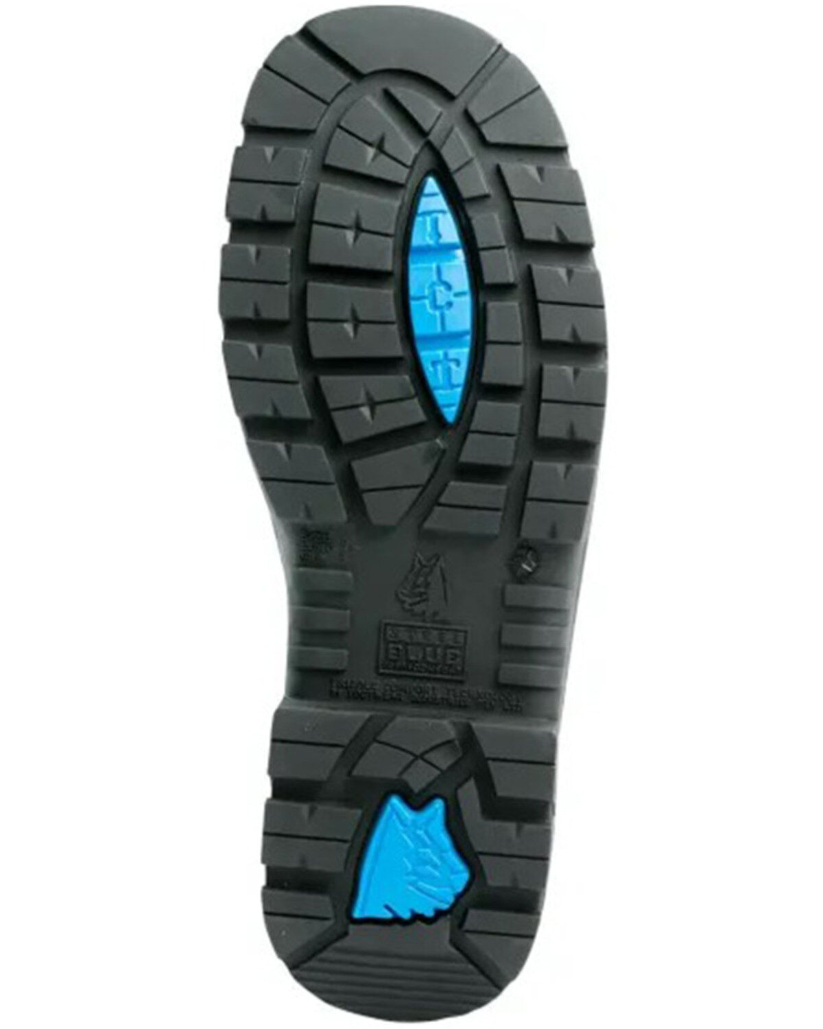 Steel Blue Men's Argyle 6" Zip & Lace-Up Work Boots - Steel Toe