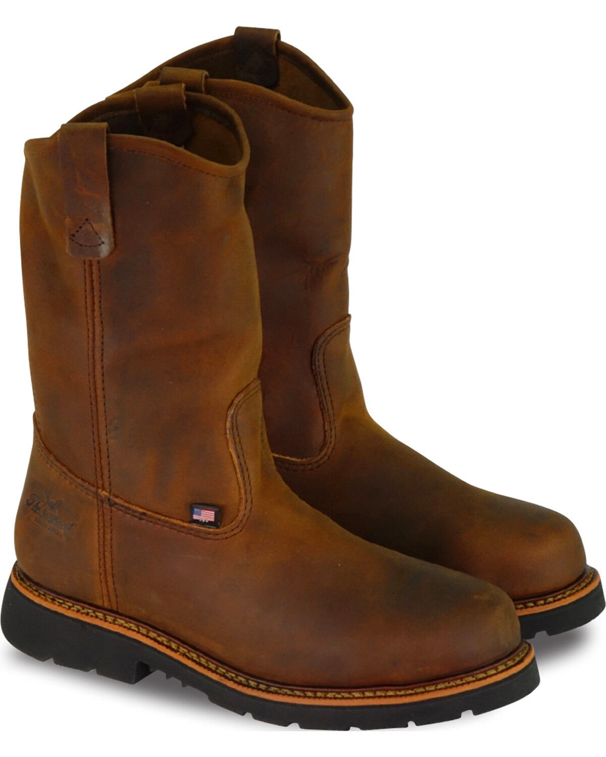 Thorogood Men's American Heritage Wellington USA Work Boots - Steel Toe