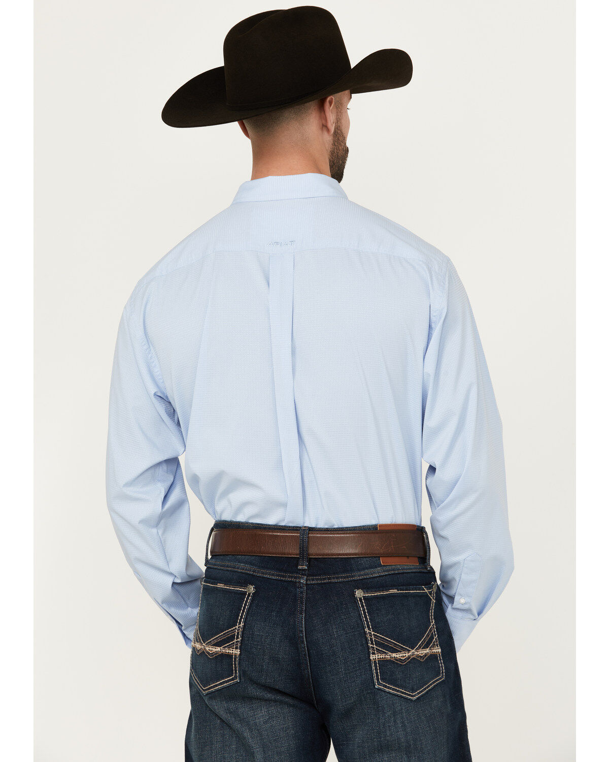 Ariat Men's 360 Airflow Solid Long Sleeve Button-Down Western Shirt