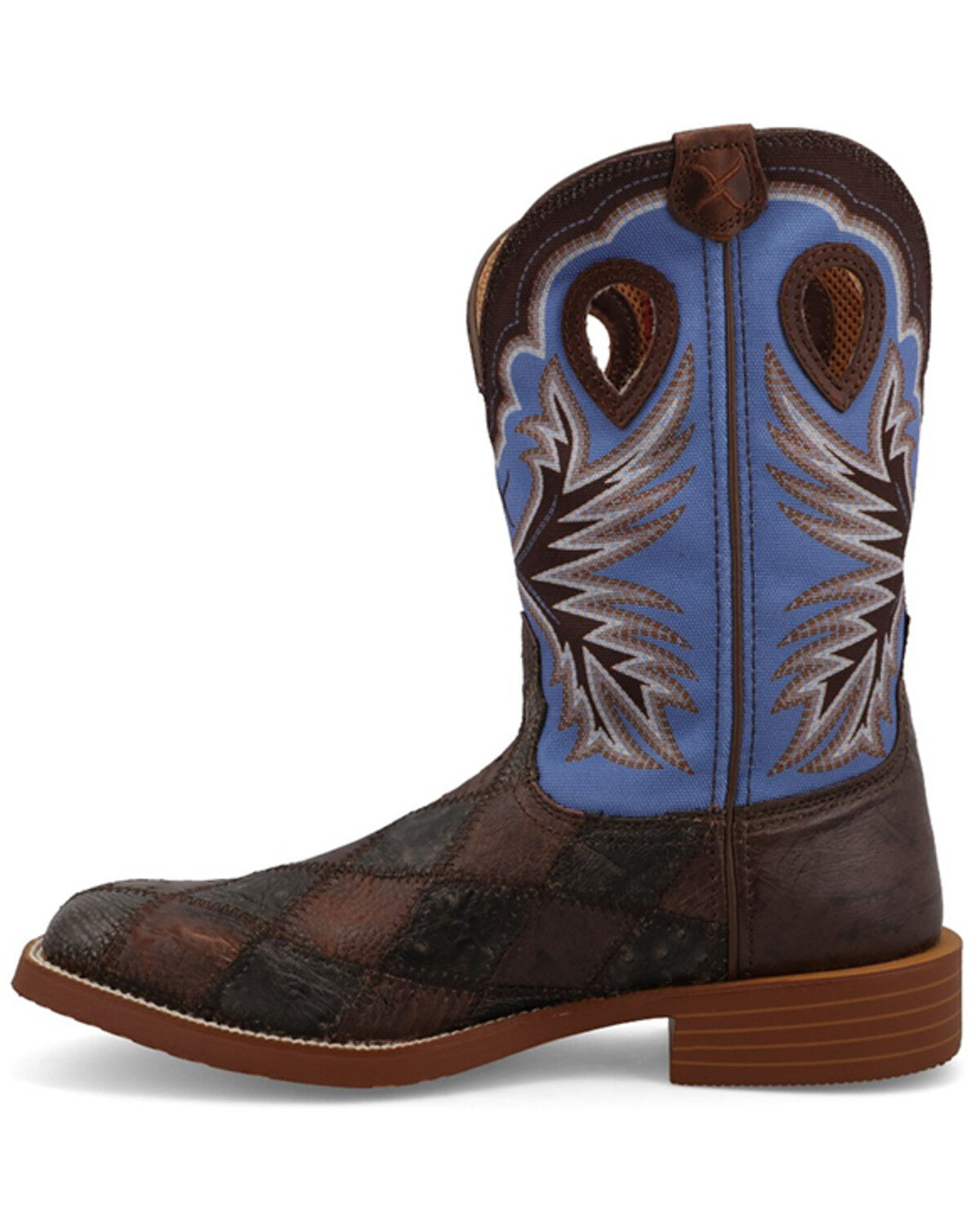 Twisted X Men's Tech X™ Exotic Ostrich Performance Western Boots - Broad Square Toe