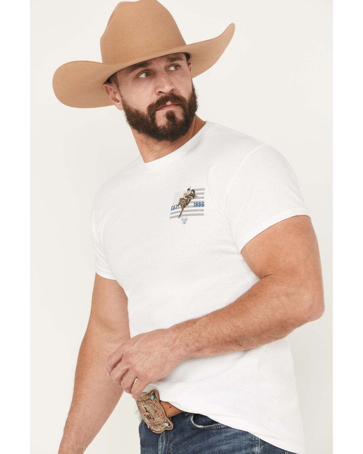 Cowboy Hardware Men's Boot Barn Exclusive American Made Short Sleeve Graphic T-Shirt