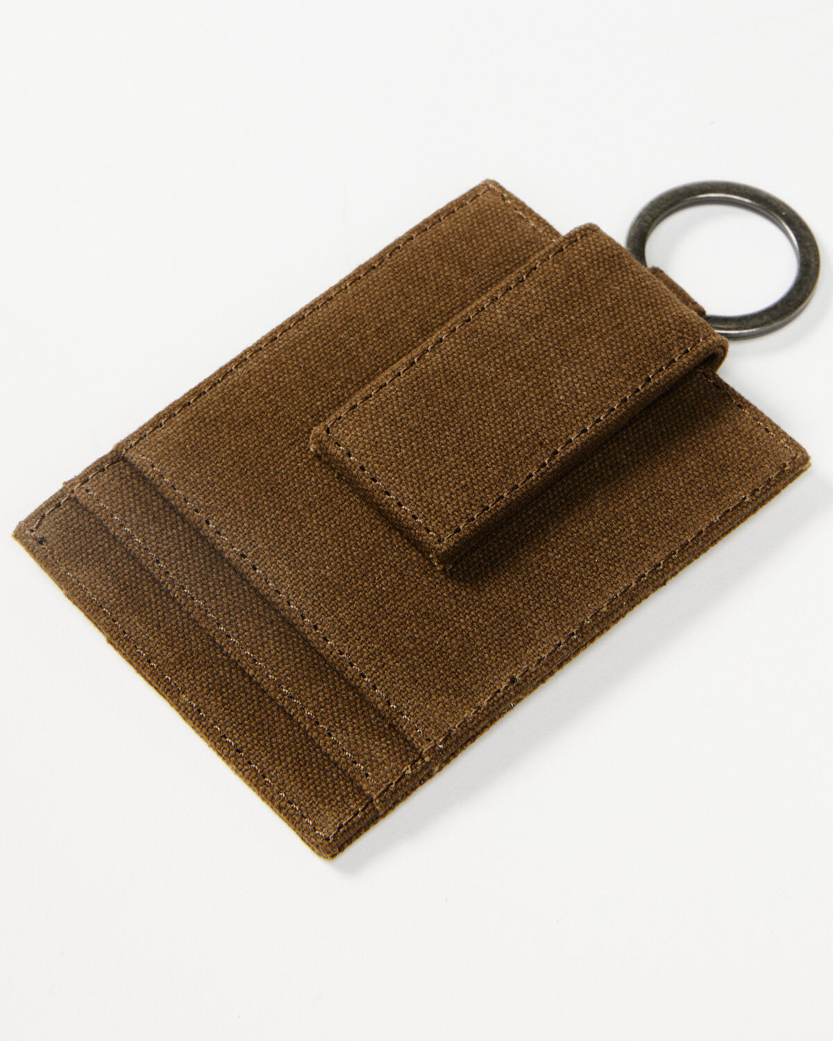 Brothers and Sons Brown Keychain & Credit Card Wallet