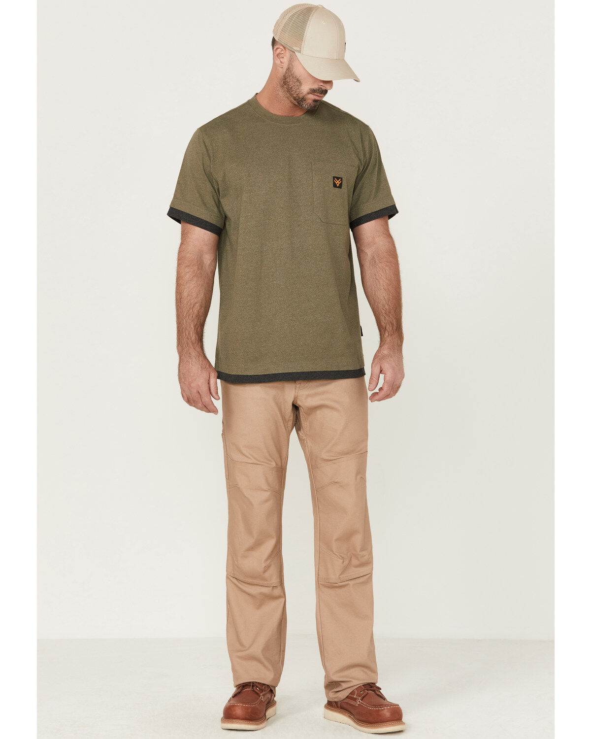 Hawx Men's Layered Work Pocket T-Shirt