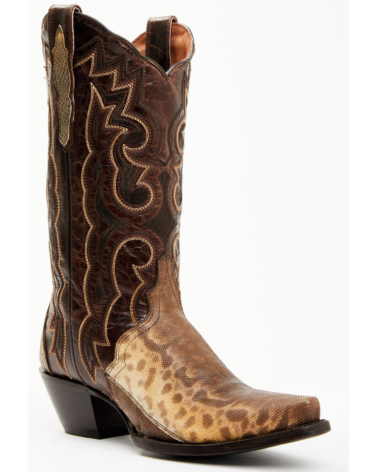 Dan Post Women's Karung Exotic Snake Western Boots - Snip Toe