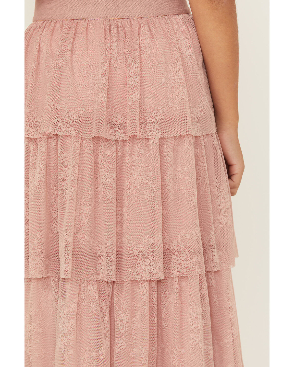 La La Land Girls' Tiered Maxi Skirt