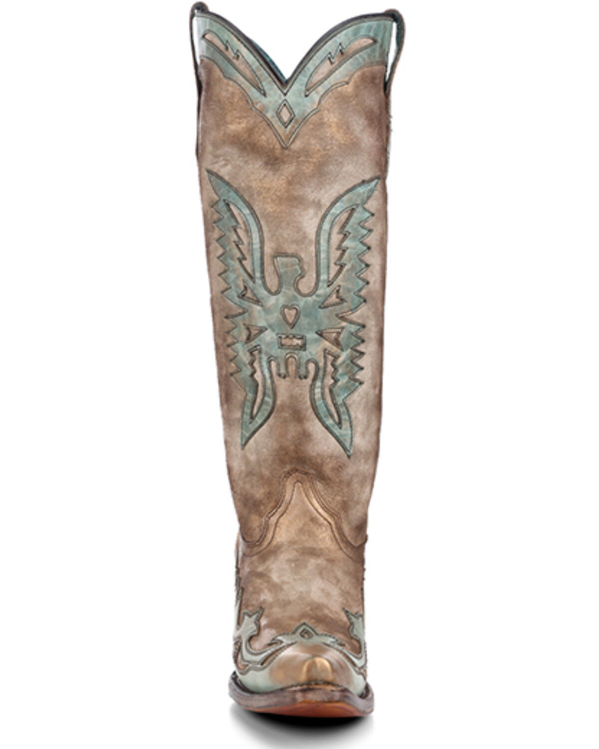 Corral Women's Eagle Overlay Tall Western Boots - Snip Toe