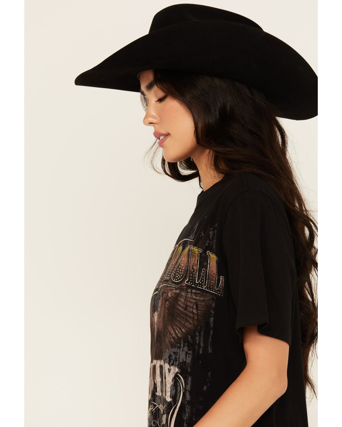 Idyllwind Women's Rock & Roll Country Soul Boyfriend Fit Short Sleeve Graphic Tee