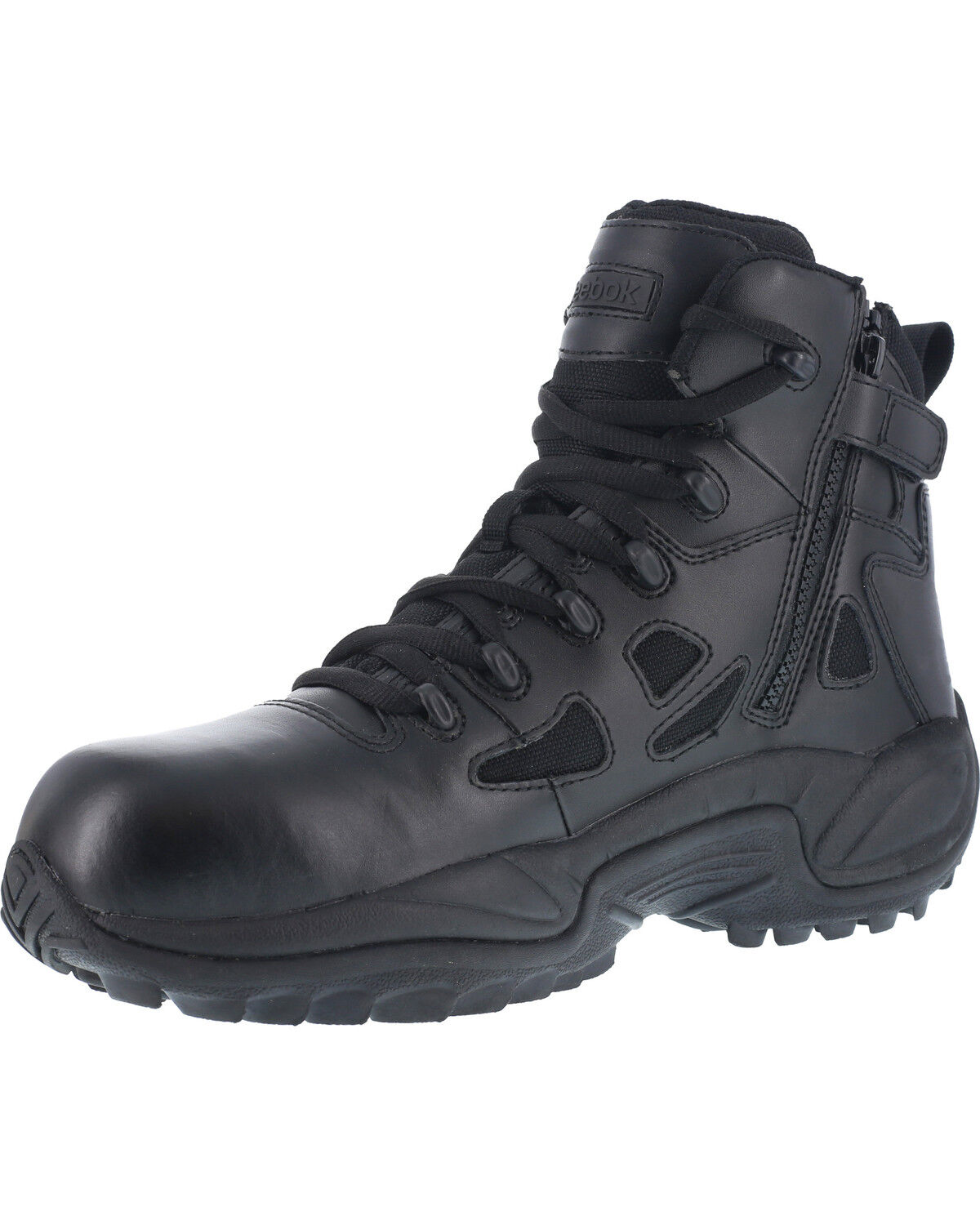 Reebok Men's Stealth 6" Lace-Up Side Zip Work Boots - Composite Toe