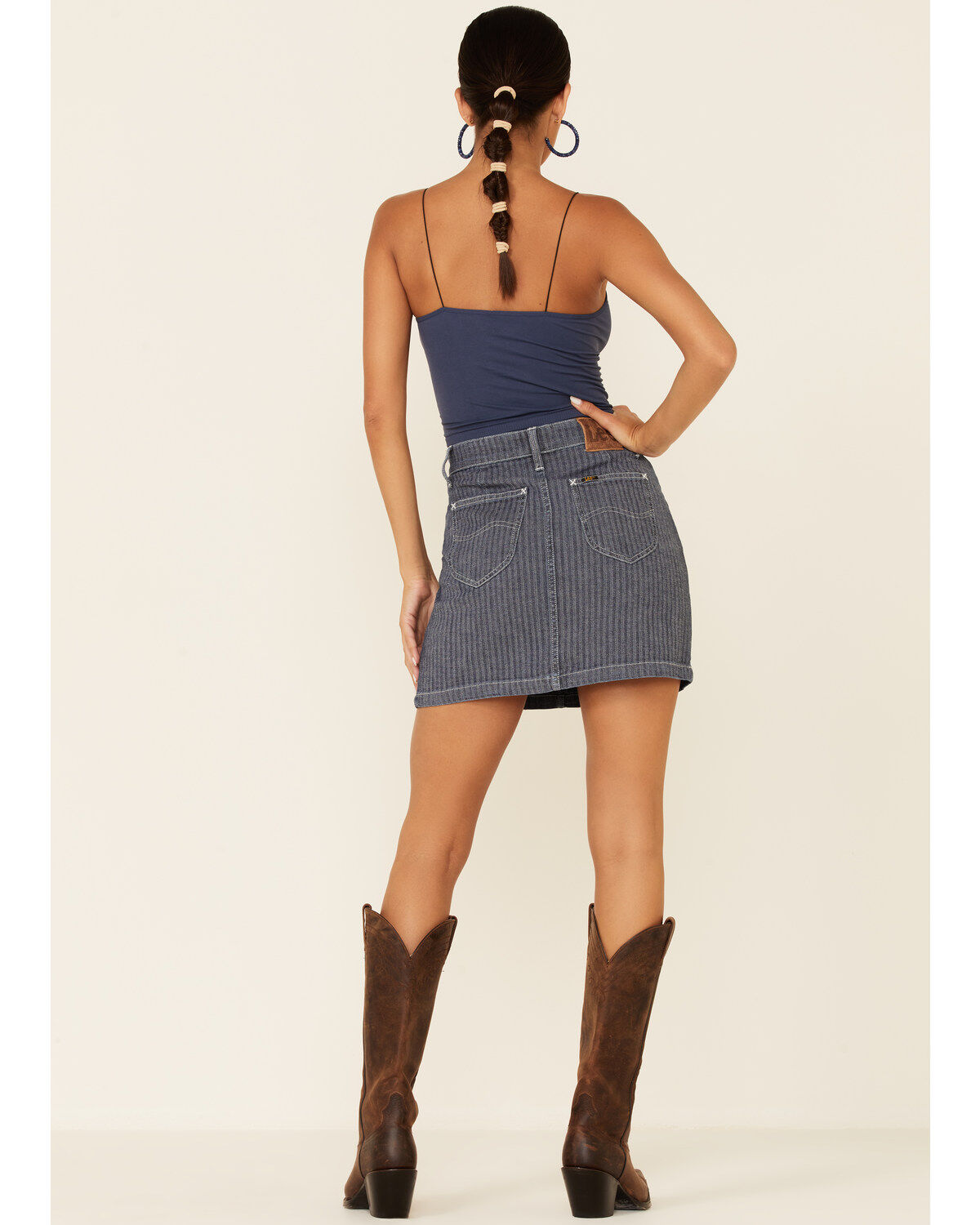 Lee Women's Herringbone Mini Skirt