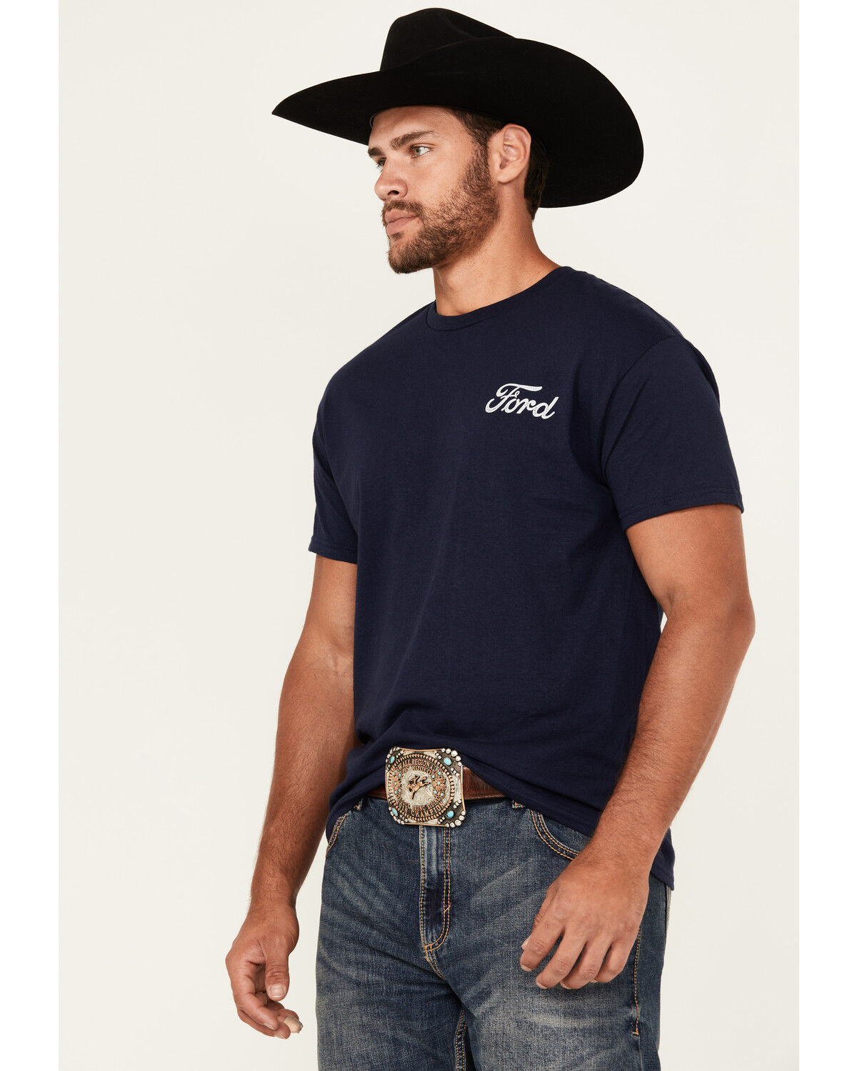 Buckwear Men's Ford Freedom Truck Short Sleeve Graphic T-Shirt