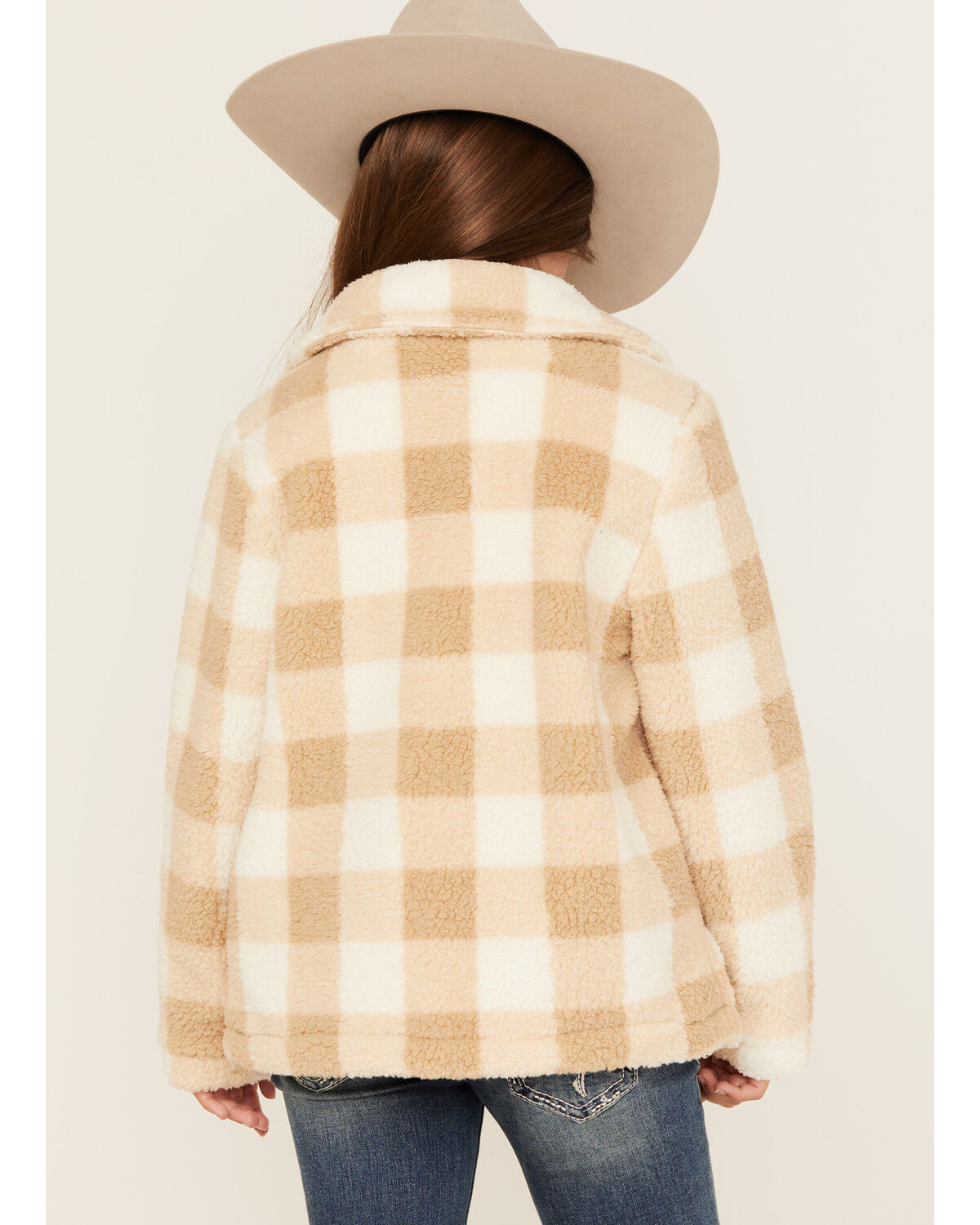 Urban Republic Girls' Plaid Print Shacket