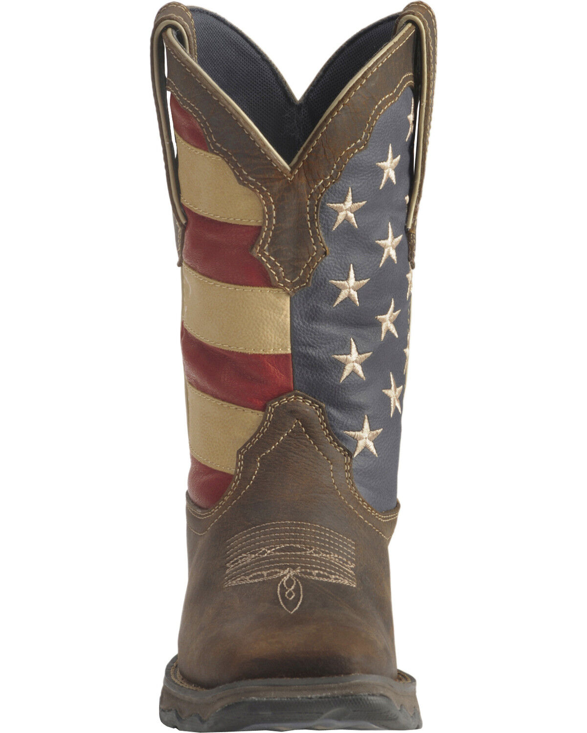Durango Lady Rebel American Flag Western Performance Boots - Broad Square Toe