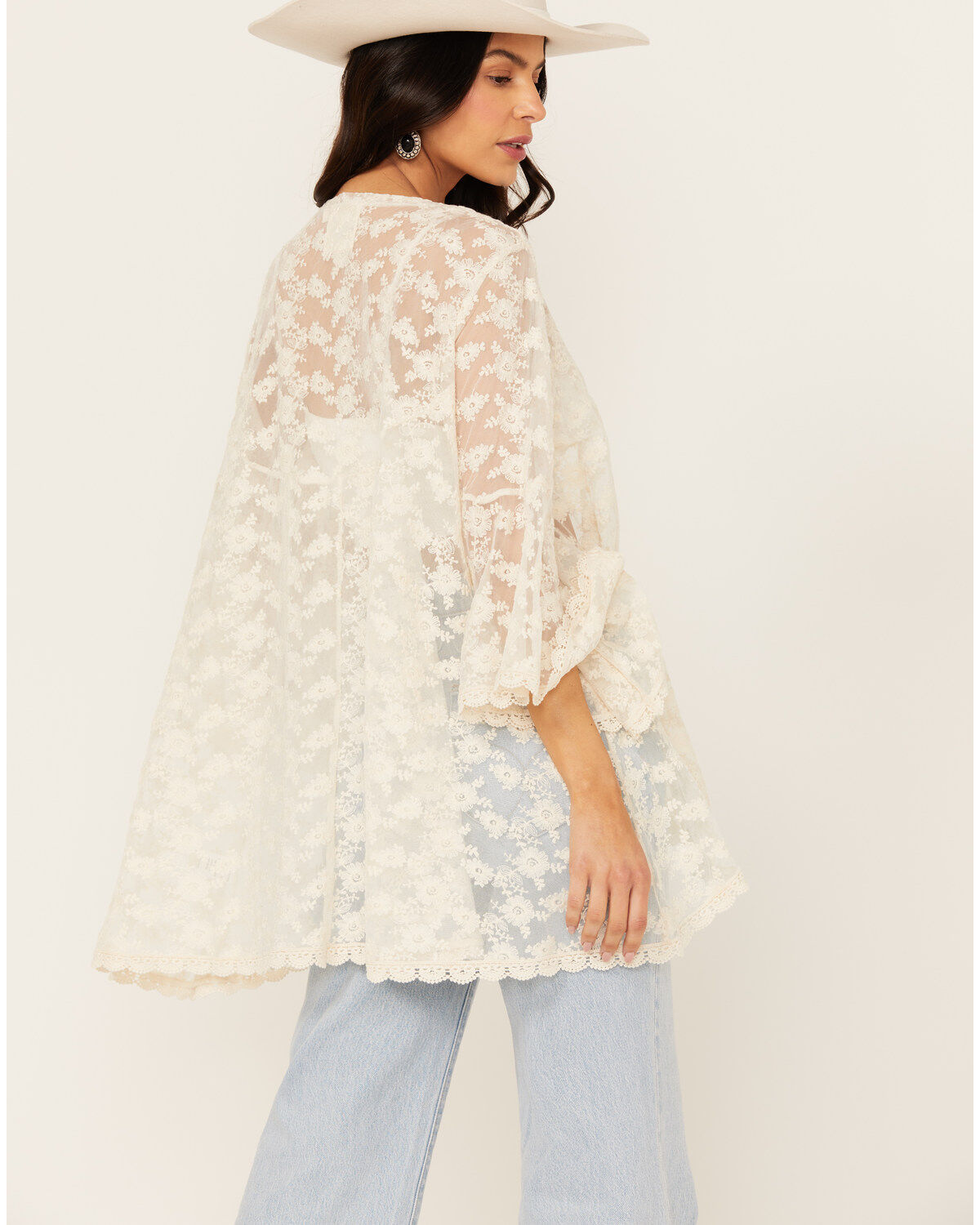 Cotton & Rye Women's Lace Kimono