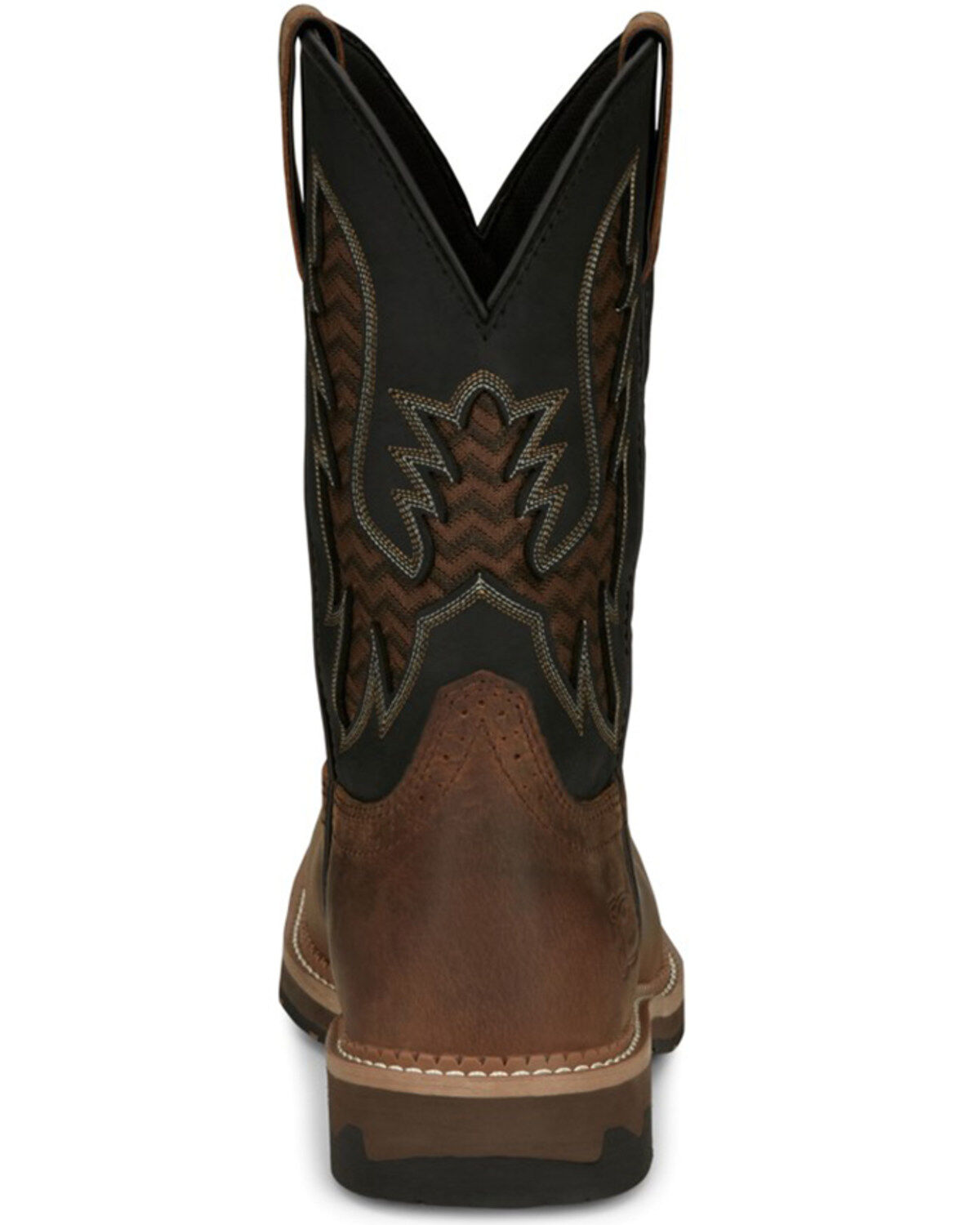 Justin Men's Stampede Bolt Pull On Western Work Boots - Nano Composite Toe
