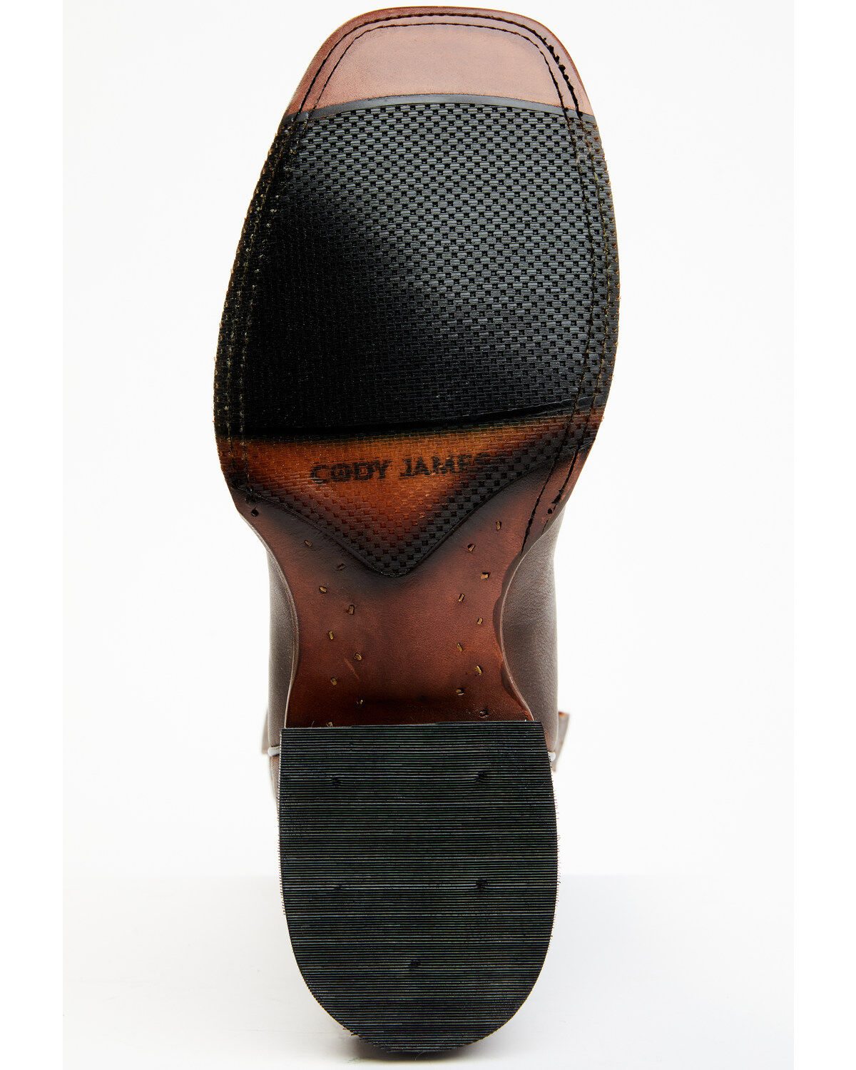 Cody James Men's Walnut Western Boots - Broad Square Toe