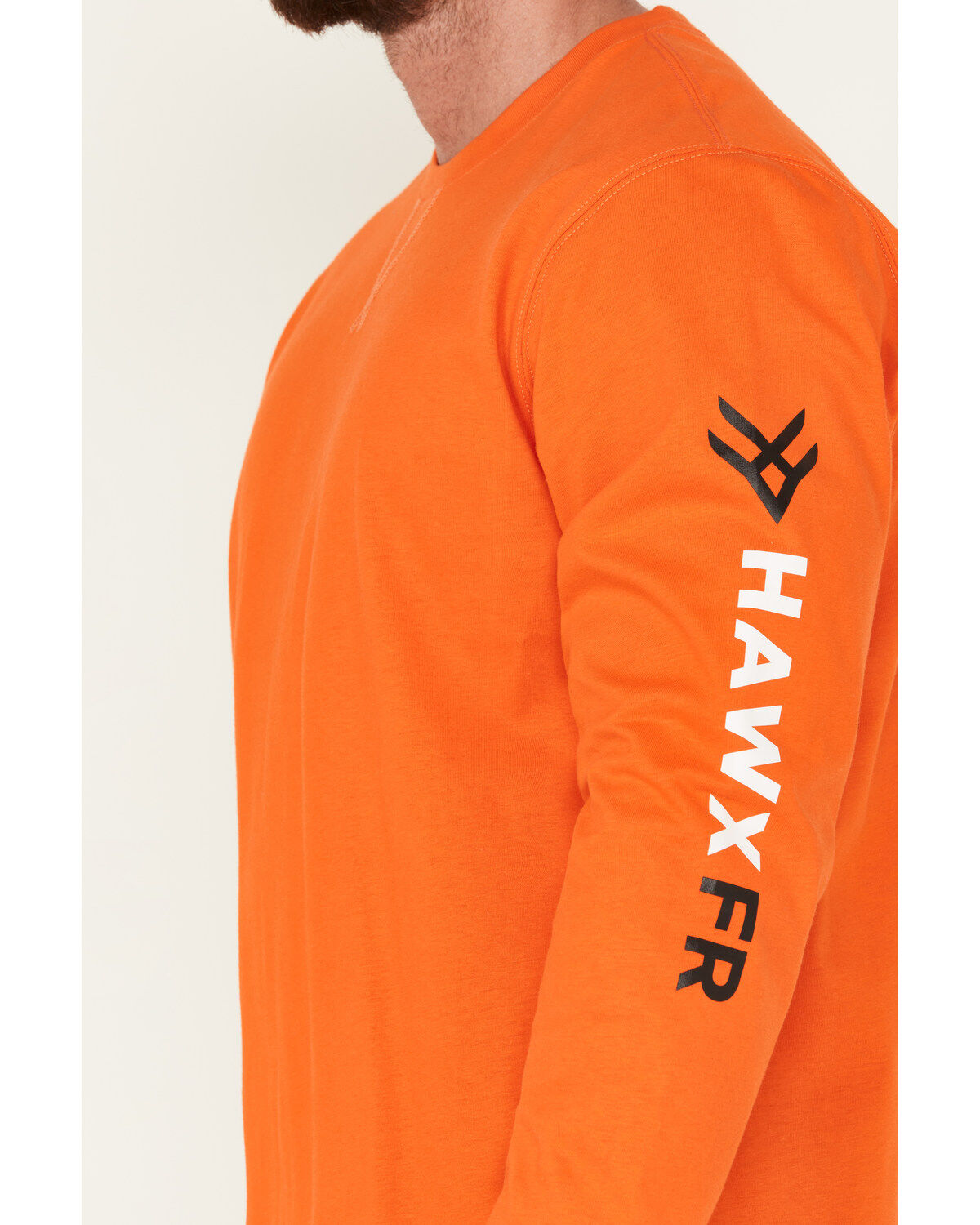 Hawx Men's FR Logo Long Sleeve Work T-Shirt