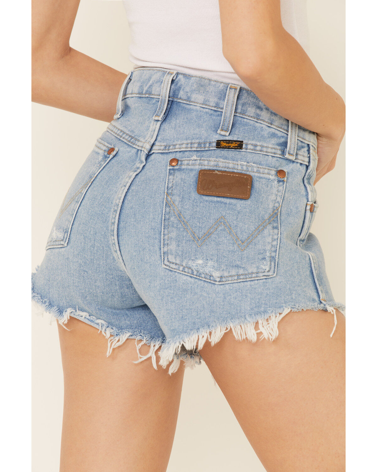 Wrangler Modern Women's High Rise Denim Reworked Shorts