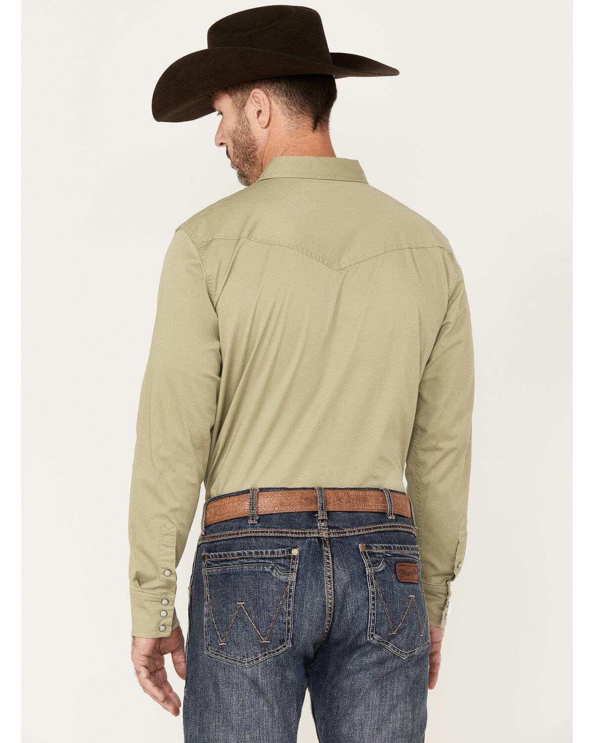 Blue Ranchwear Men's Twill Long Sleeve Snap Shirt