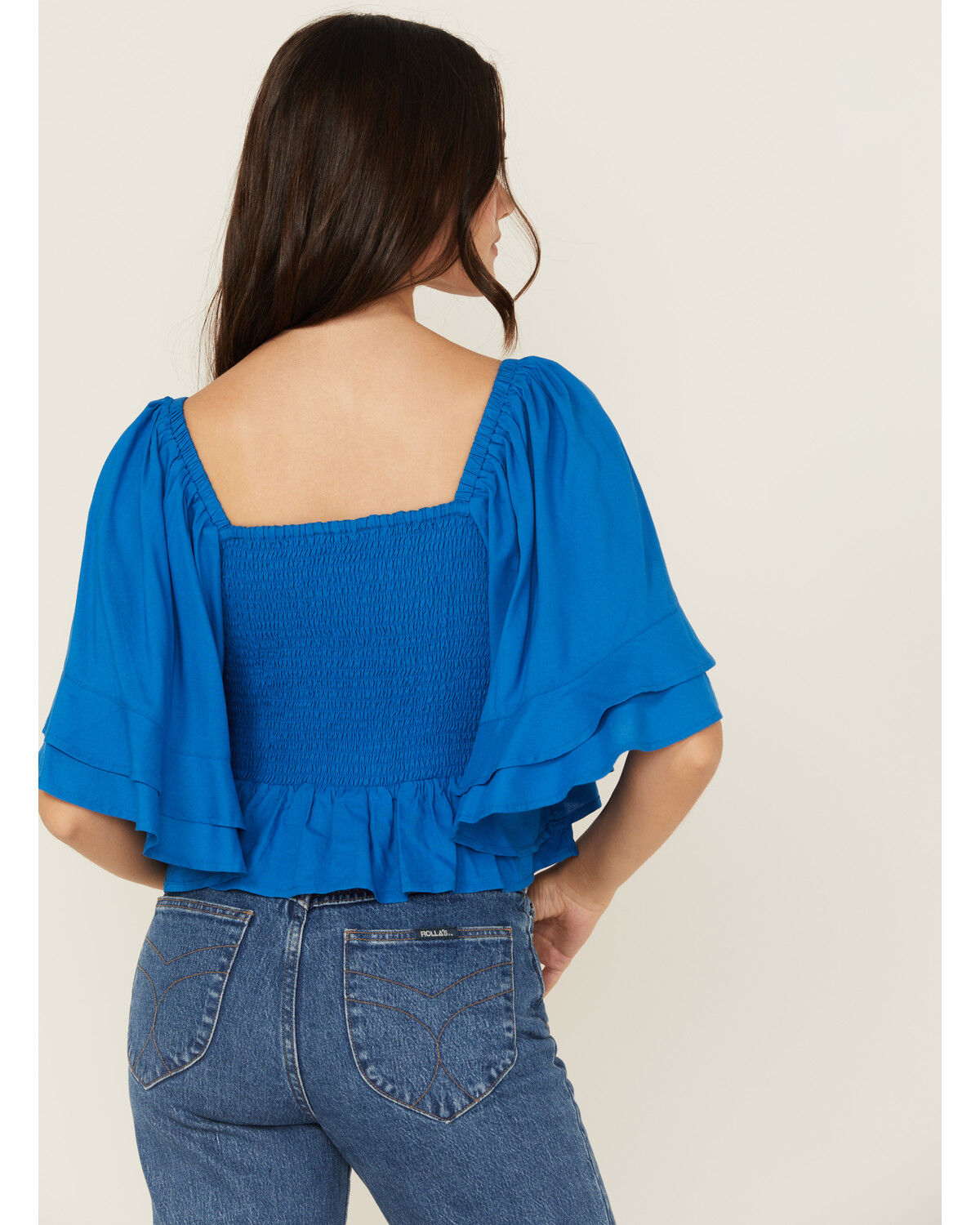 Shyanne Women's Ruffle Sleeve Top