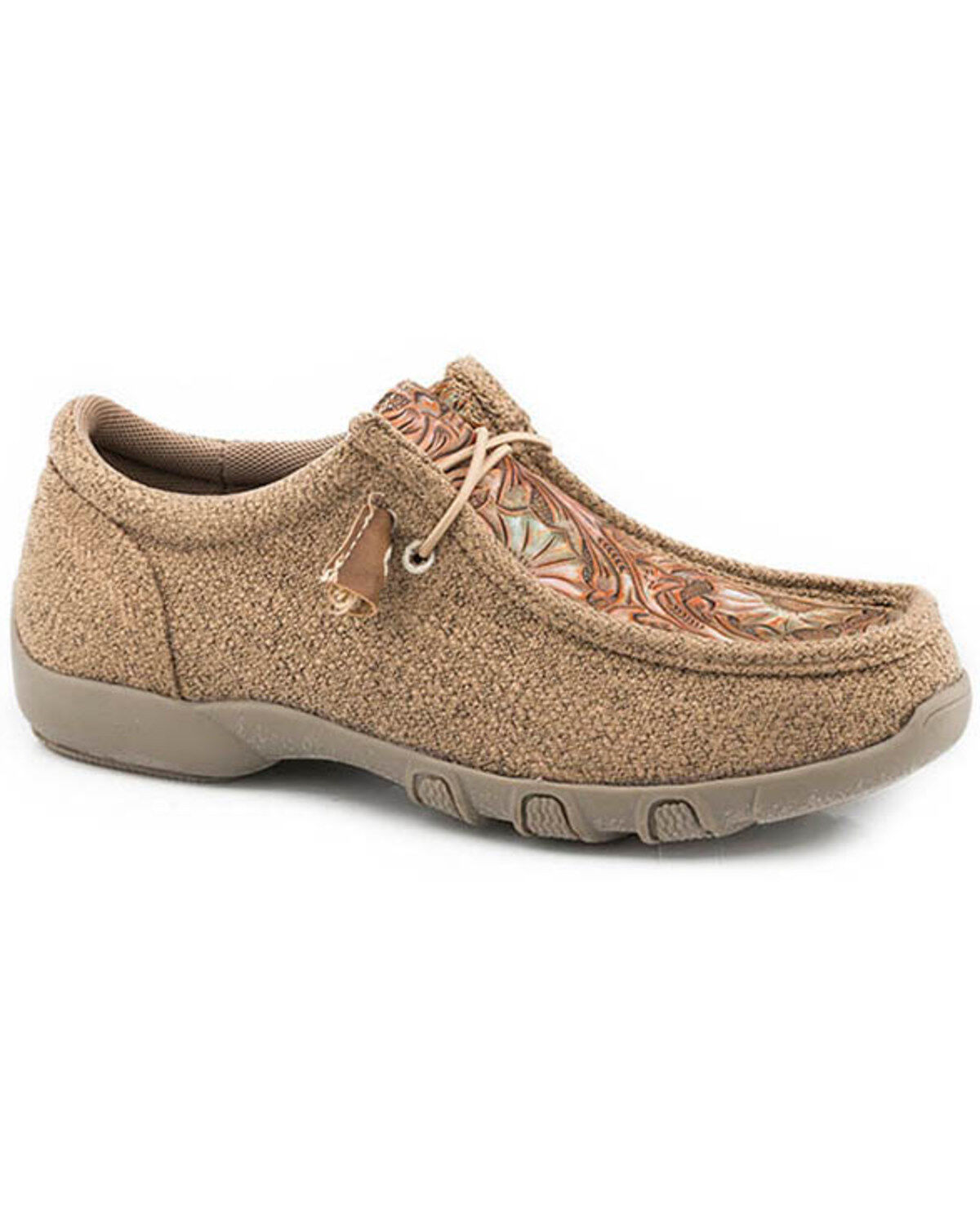Roper Women's Chillin' Floral Casual Shoes - Moc Toe
