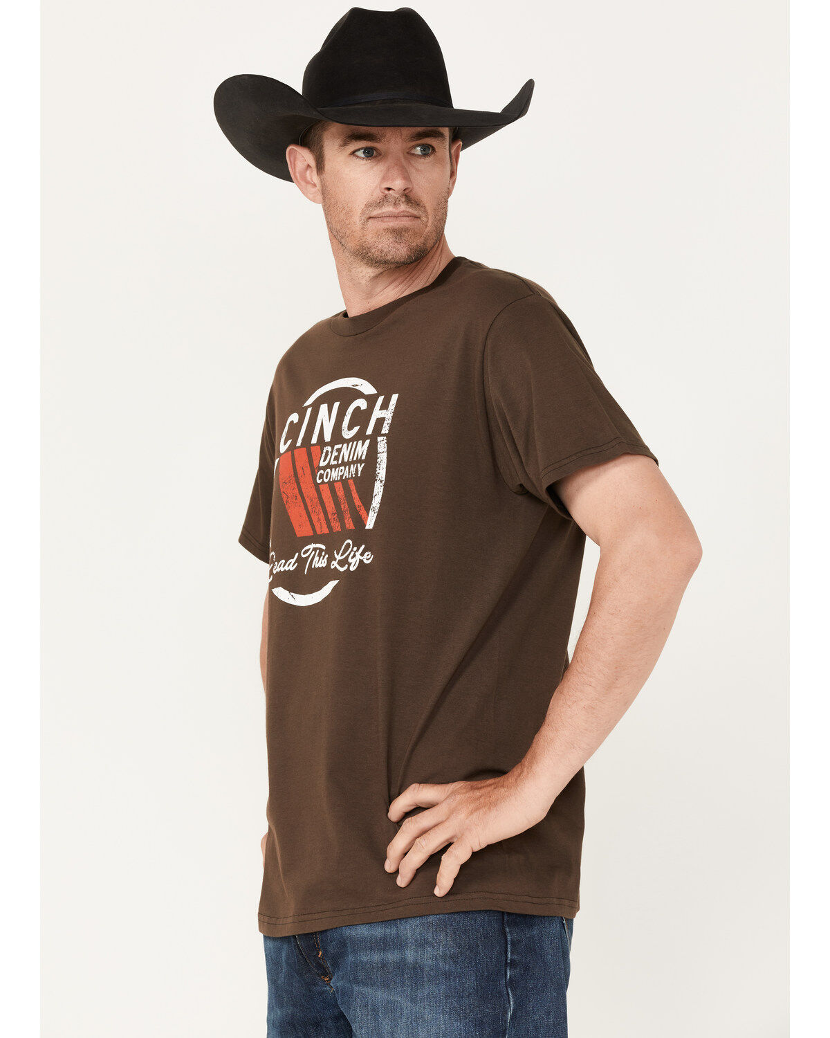 Cinch Men's Lead This Life Logo Graphic T-Shirt