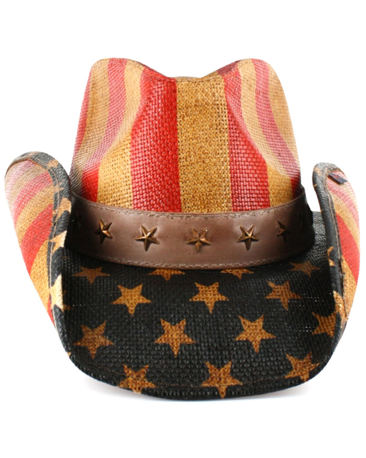 Cody James Justice American Flag Drifter Straw Cowboy Hat