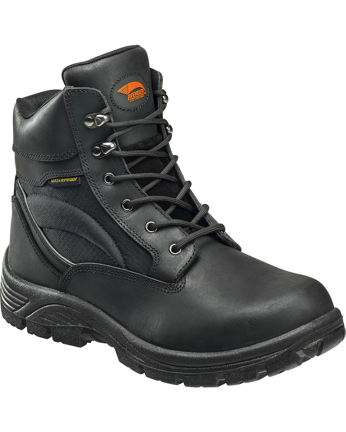 Avenger Men's 6" Steel Toe Lace Up Work Boots