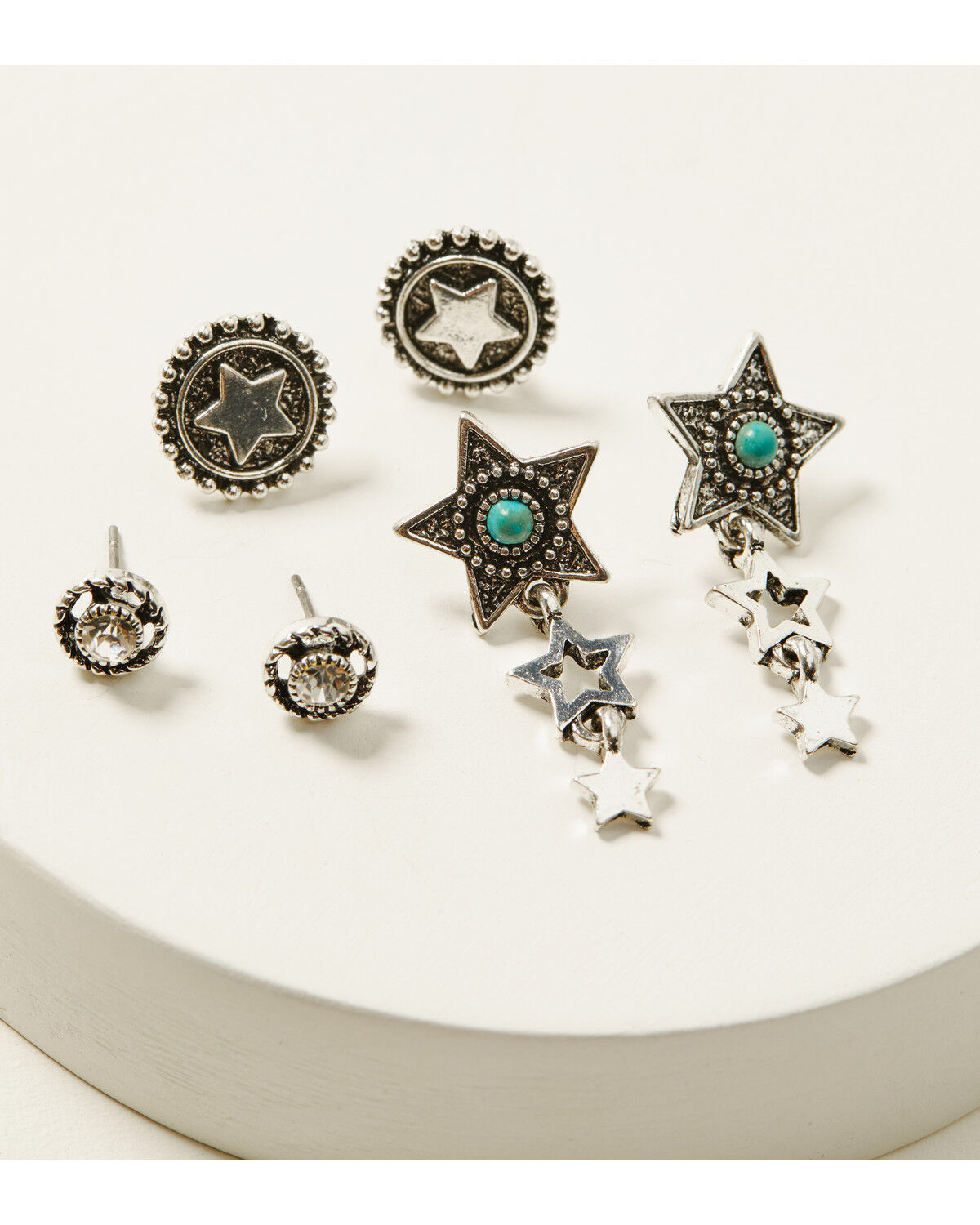 Shyanne Women's Stars and Boots Earring Set - 5 Piece