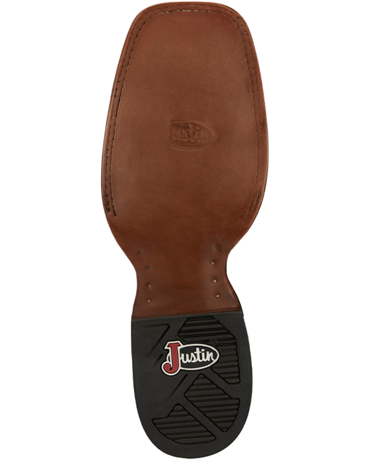 Justin Men's Big News Western Boots - Broad Square Toe