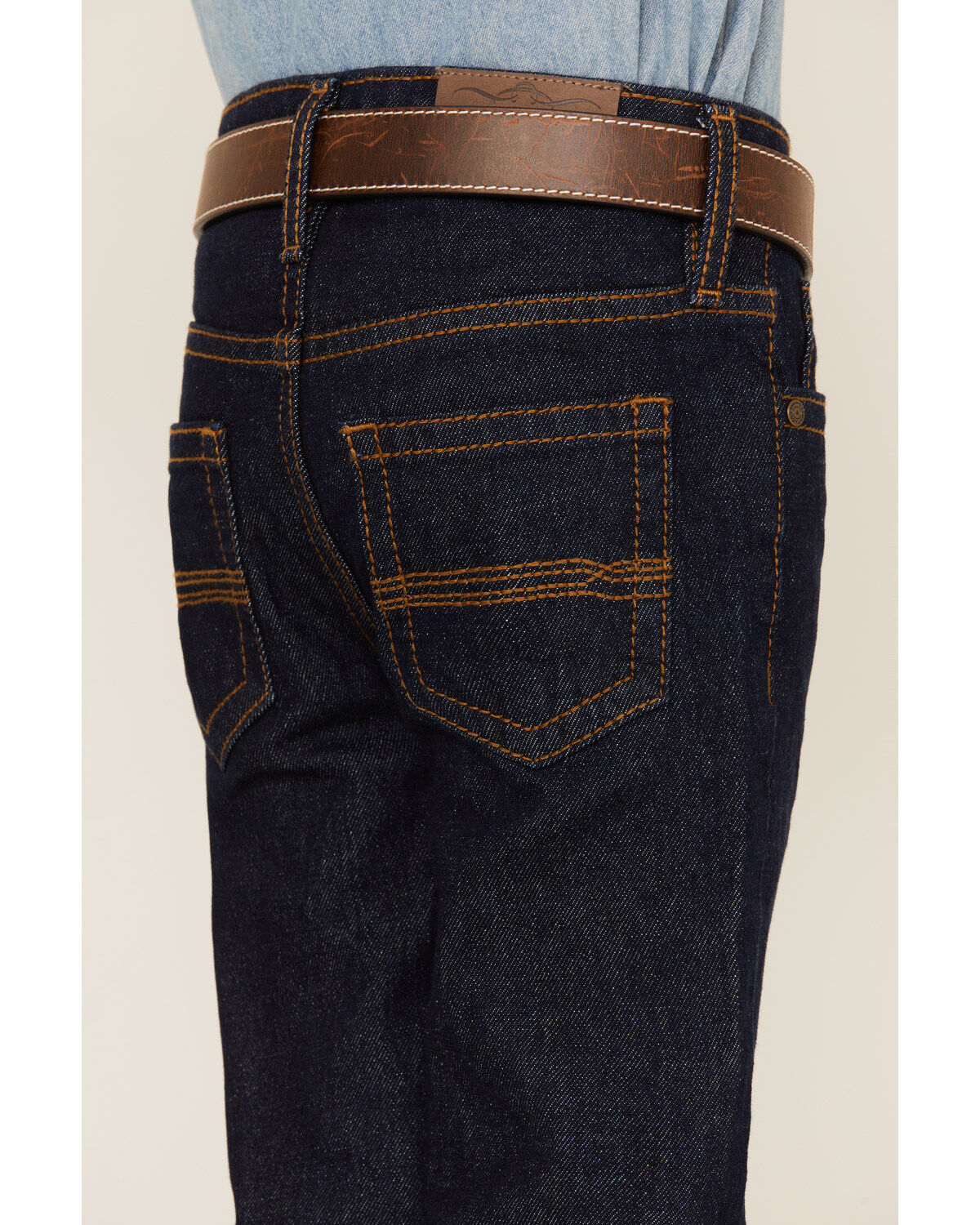Cody James Boys' Dark Wash Slim Straight Stretch Jeans